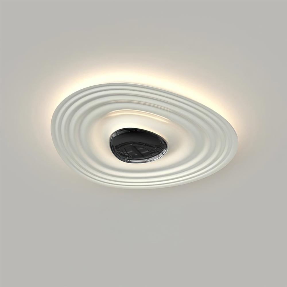 Solara Plafonnier Ripple Ring Sculptural Moderne