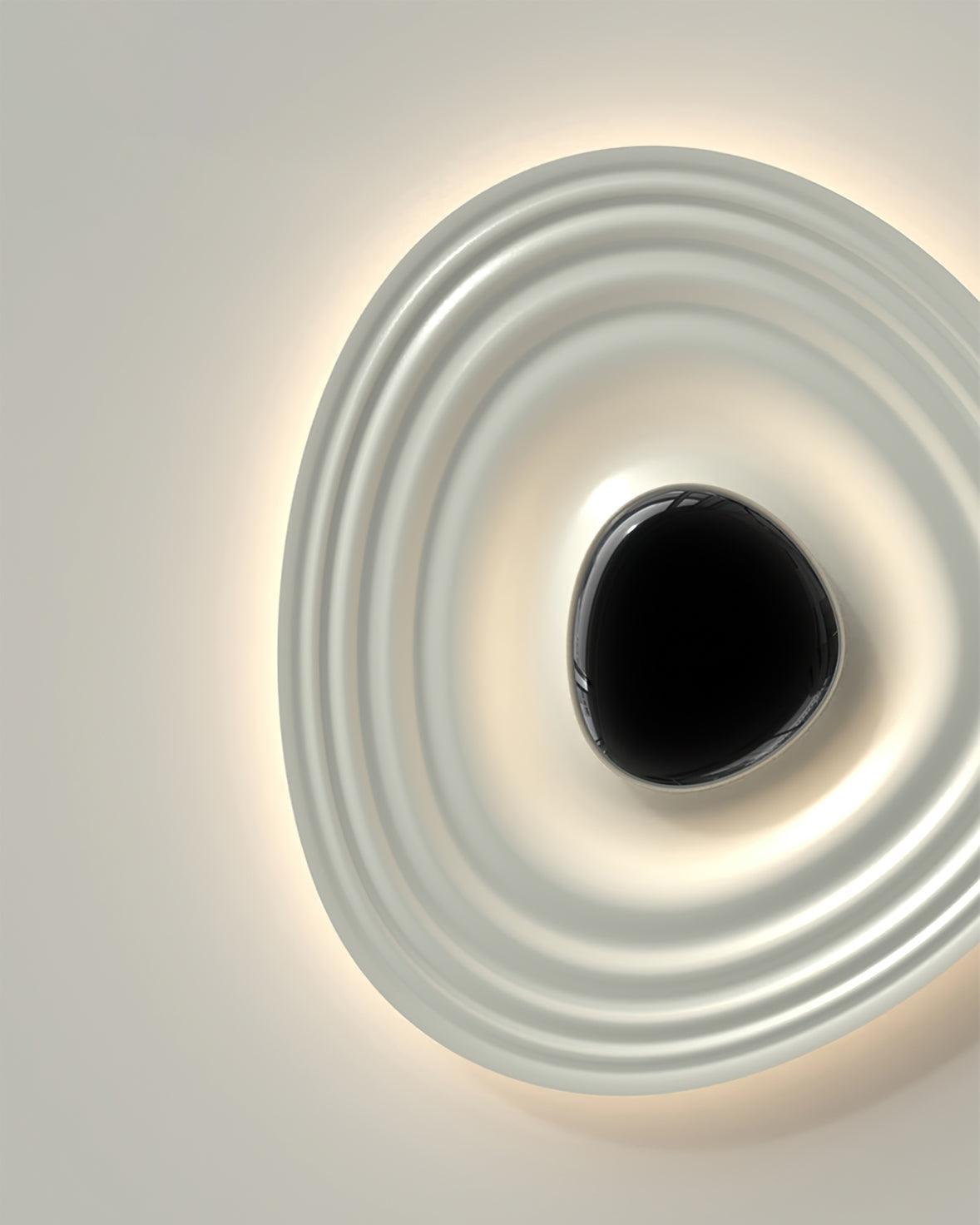 Solara Plafonnier Ripple Ring Sculptural Moderne