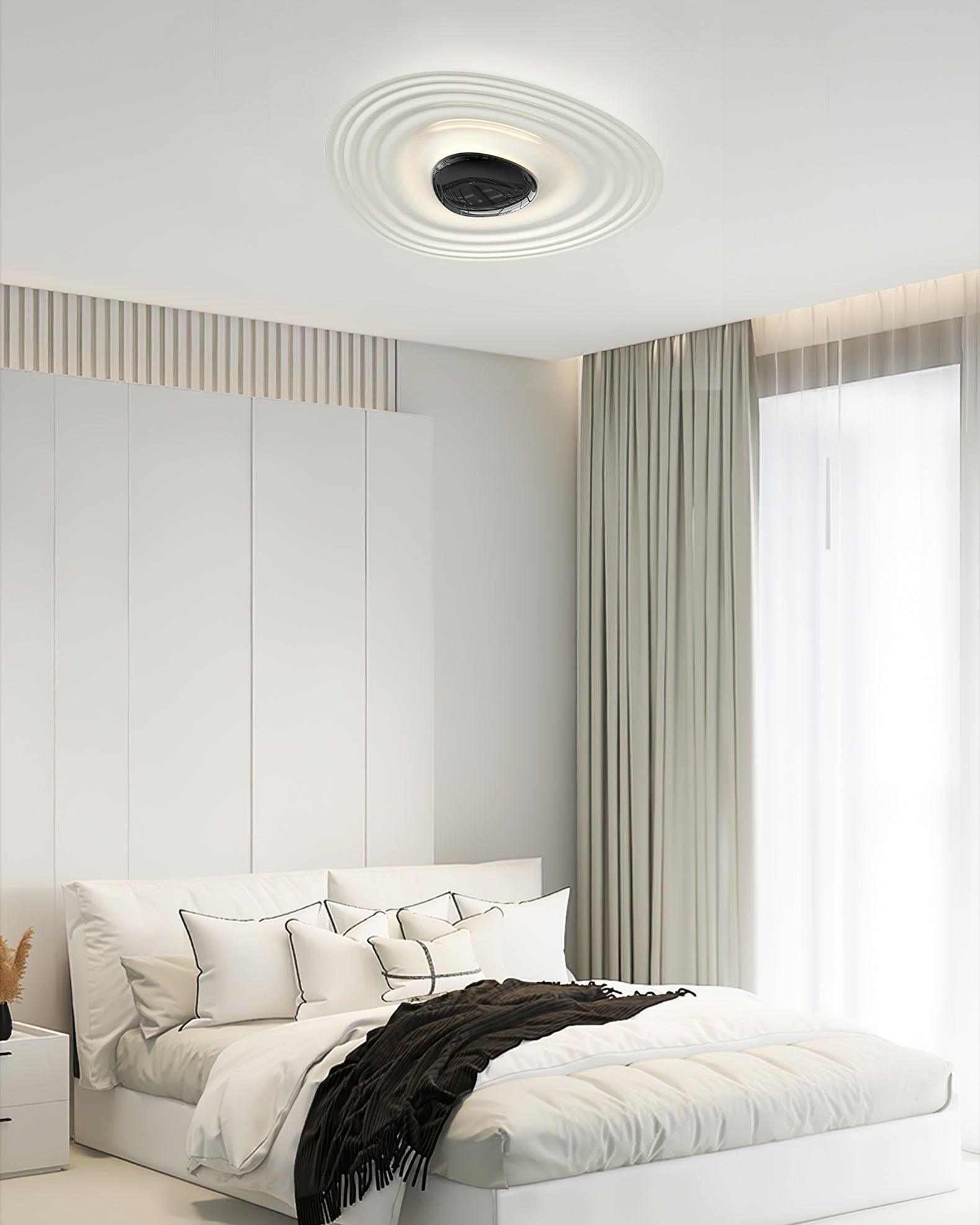 Solara Plafonnier Ripple Ring Sculptural Moderne