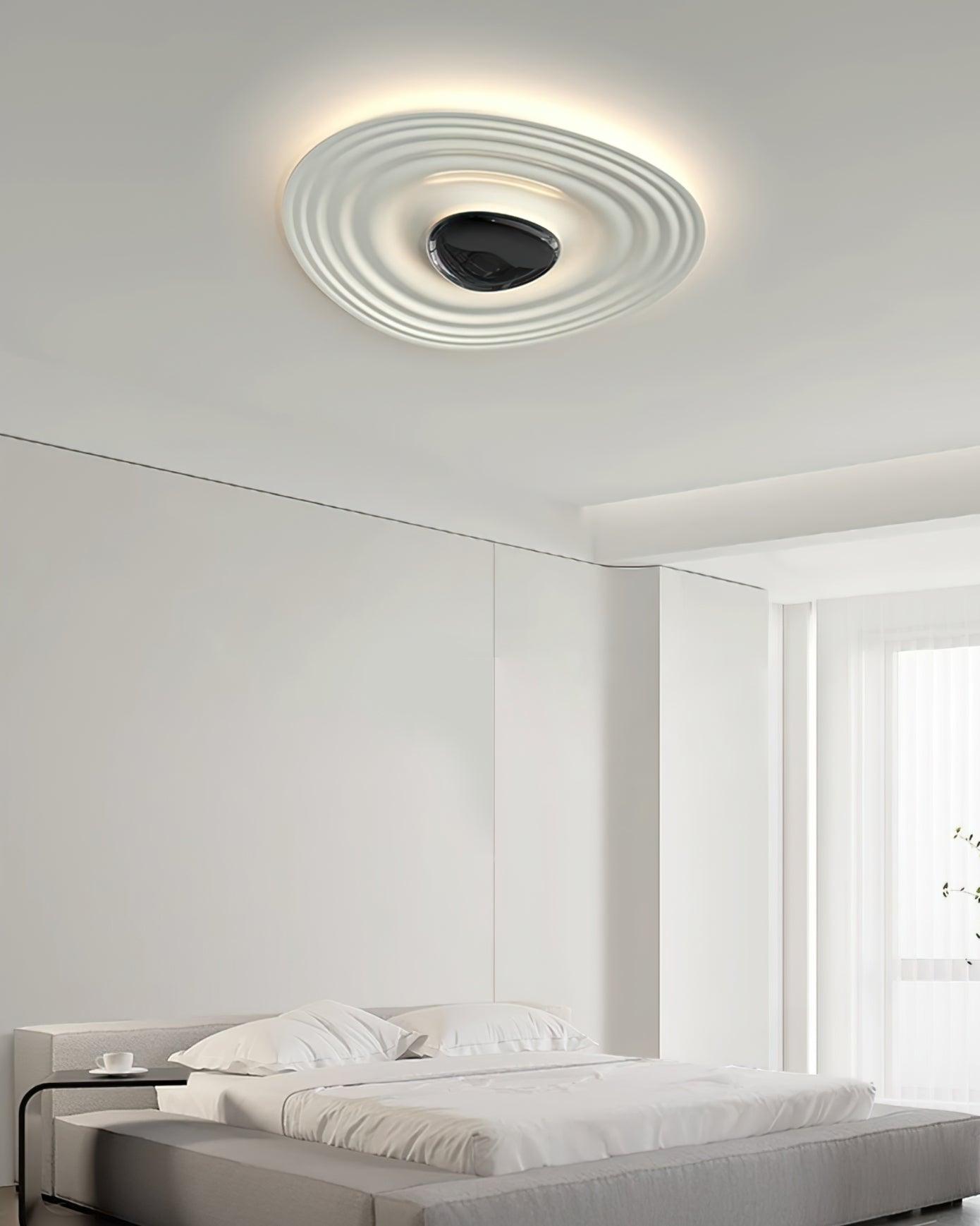 Solara Plafonnier Ripple Ring Sculptural Moderne