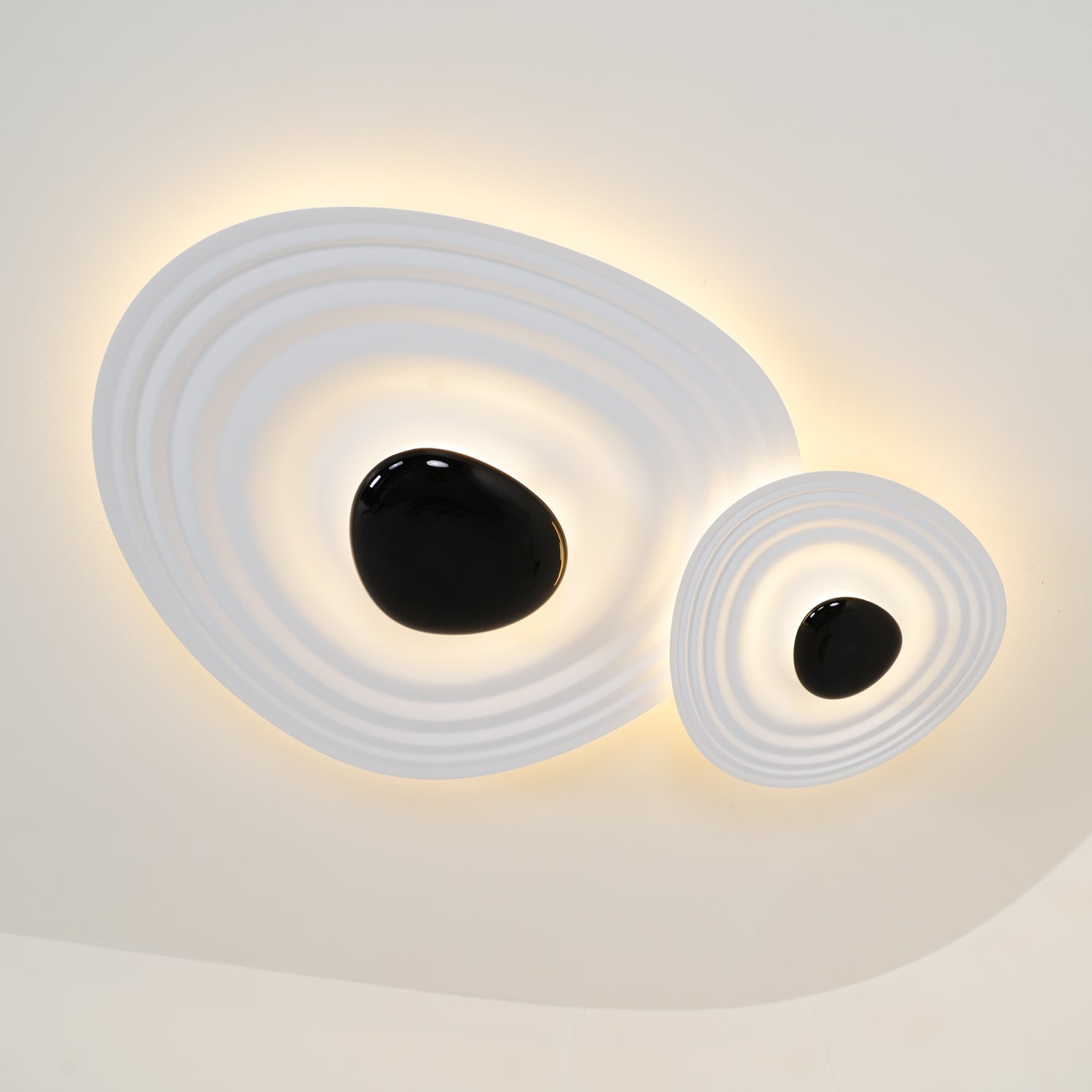Solara Plafonnier Ripple Ring Sculptural Moderne