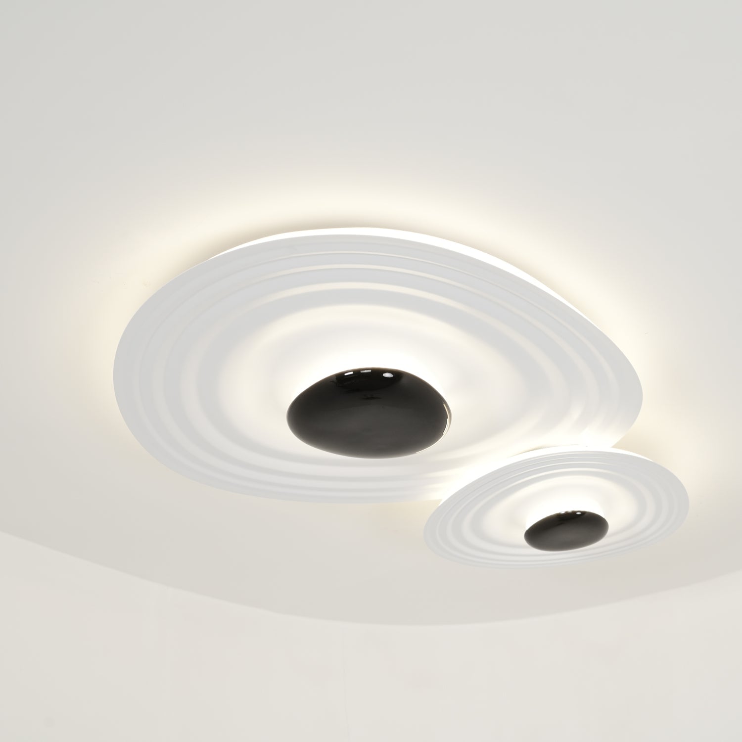 Solara Plafonnier Ripple Ring Sculptural Moderne