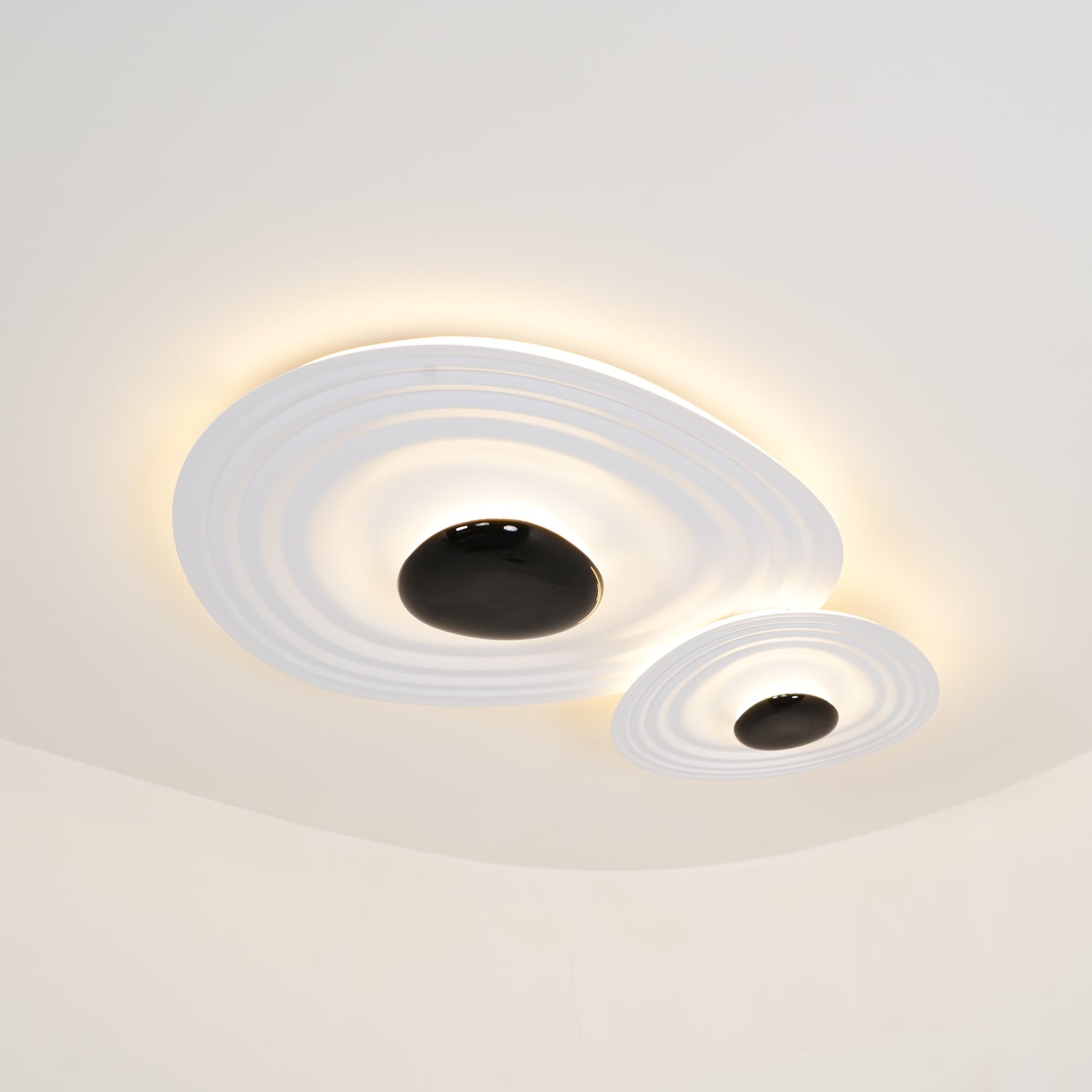 Solara Plafonnier Ripple Ring Sculptural Moderne