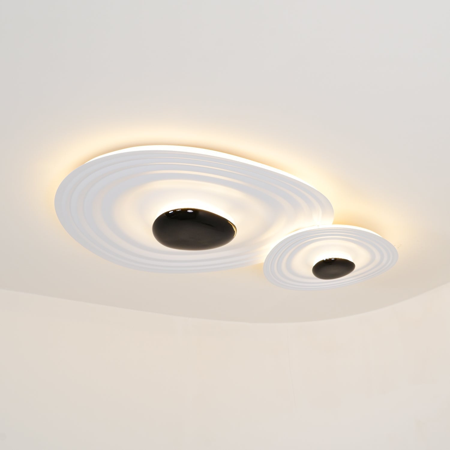 Solara Plafonnier Ripple Ring Sculptural Moderne