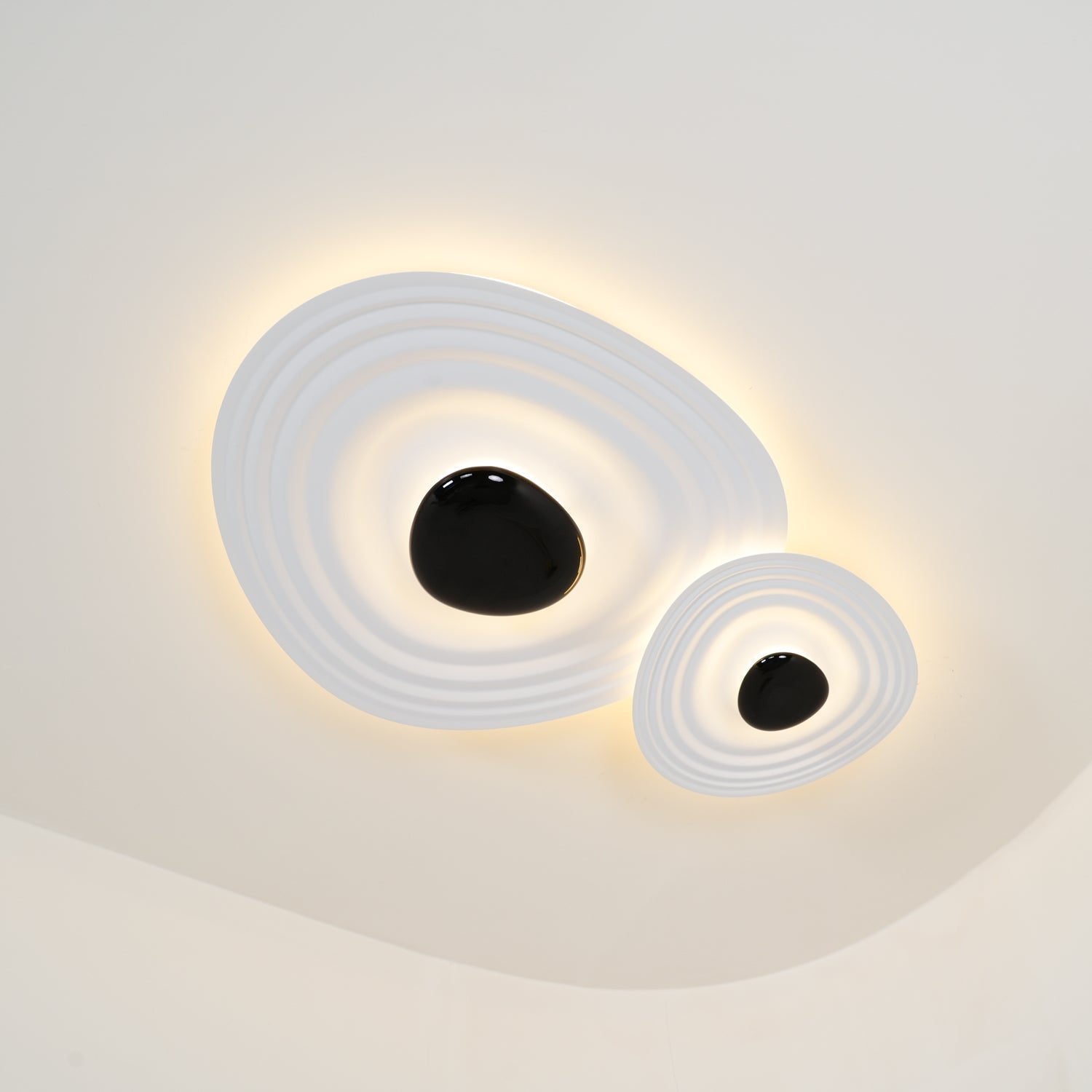 Solara Plafonnier Ripple Ring Sculptural Moderne
