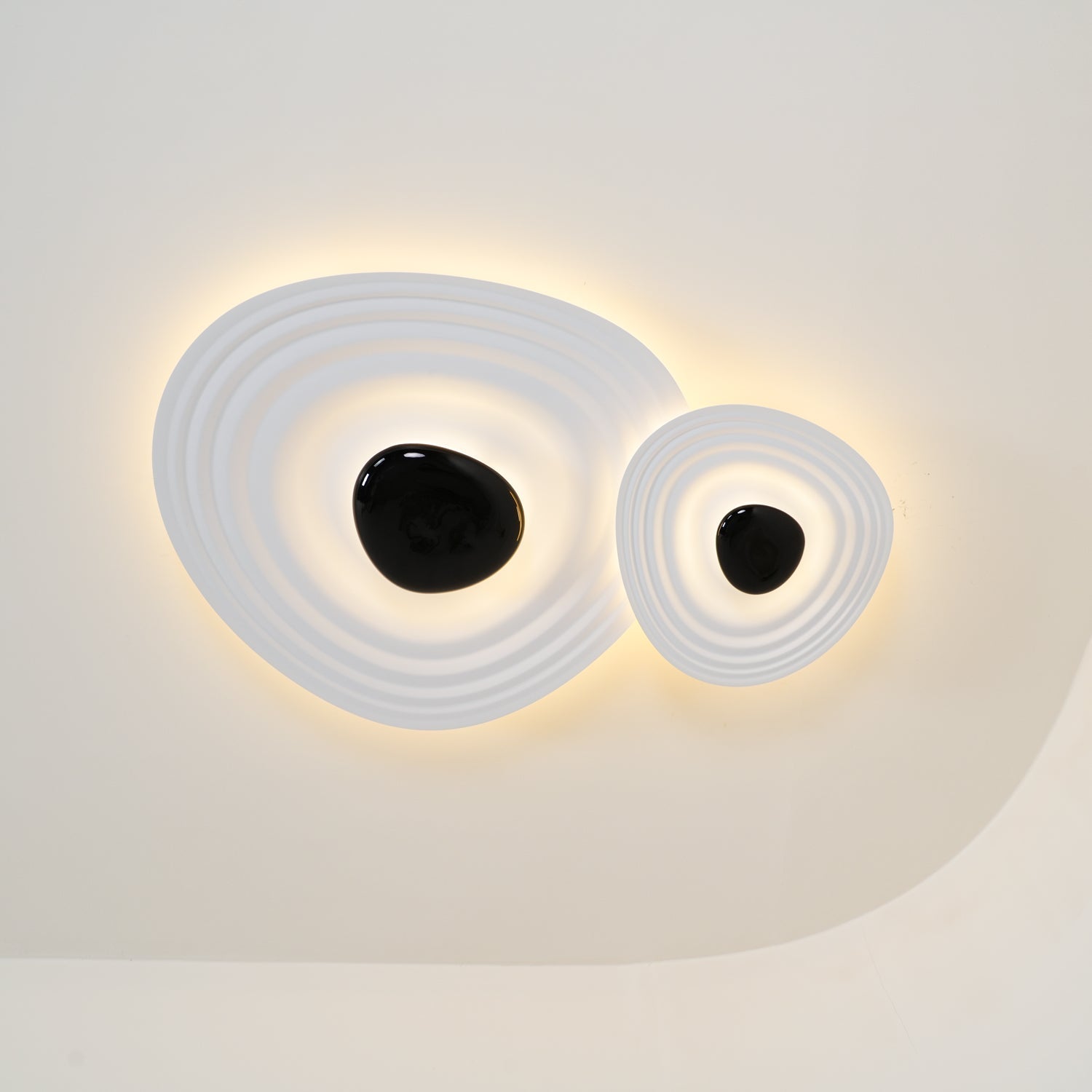 Solara Plafonnier Ripple Ring Sculptural Moderne