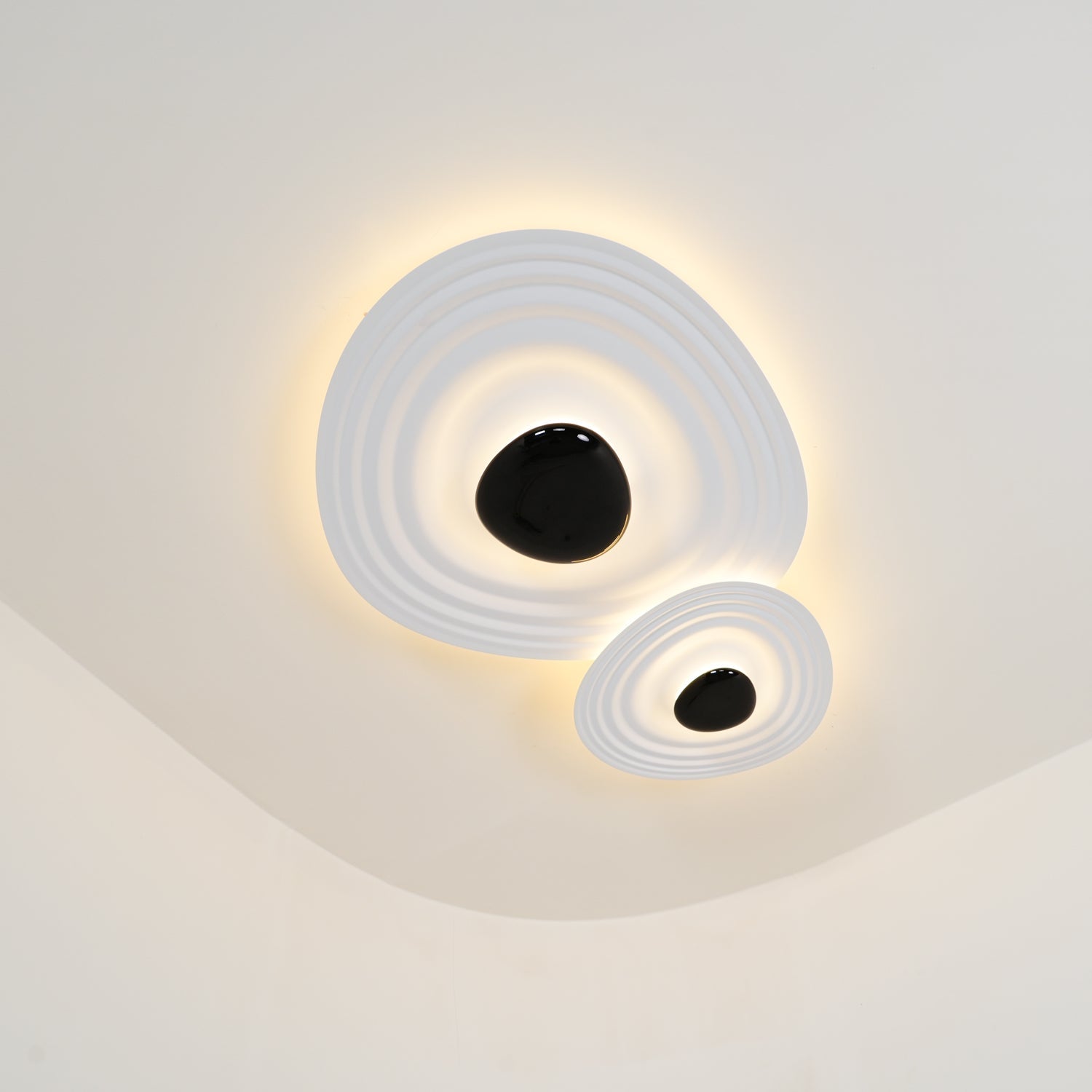 Solara Plafonnier Ripple Ring Sculptural Moderne
