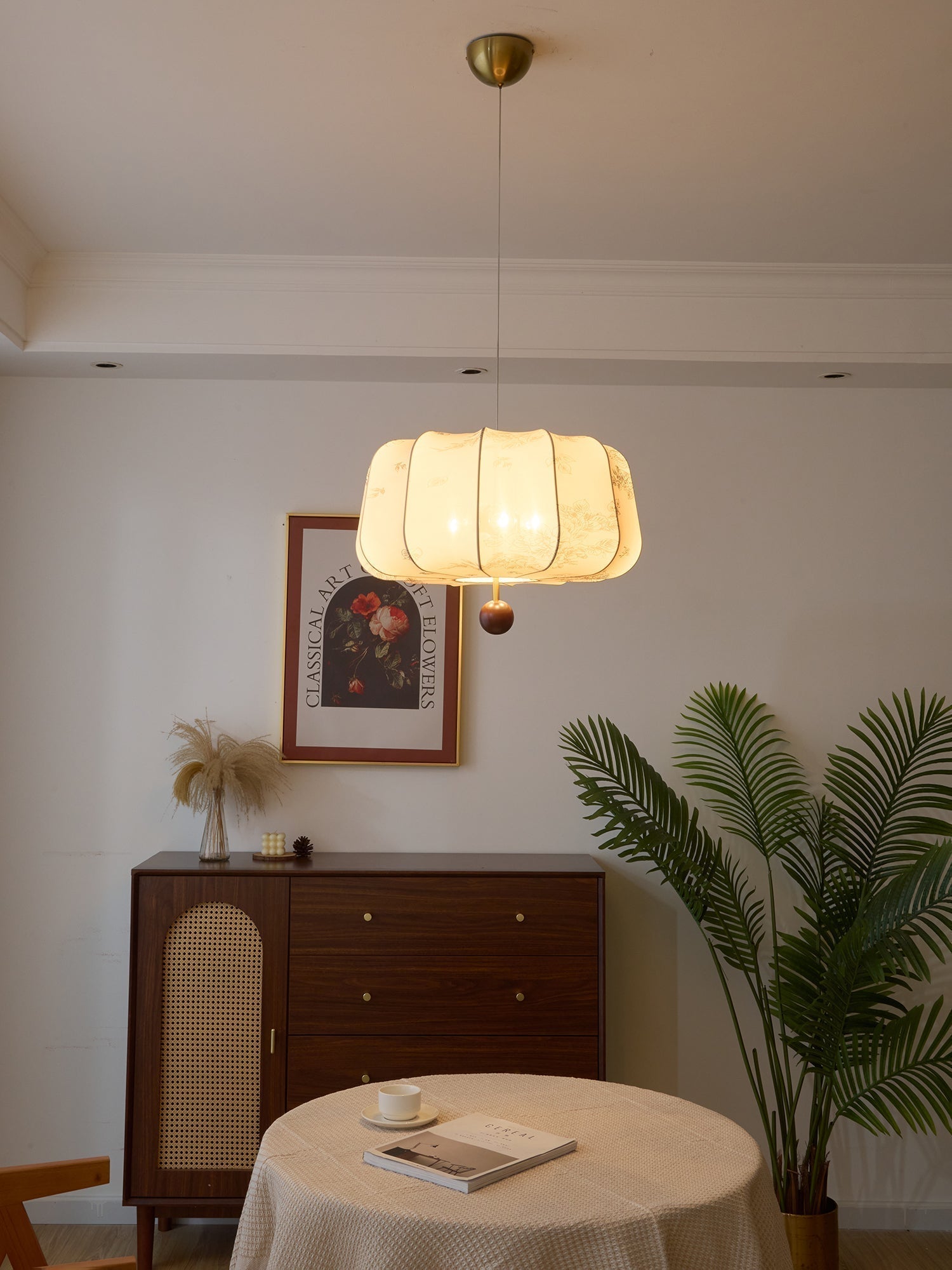 Valera Suspension en Bois et Tissu