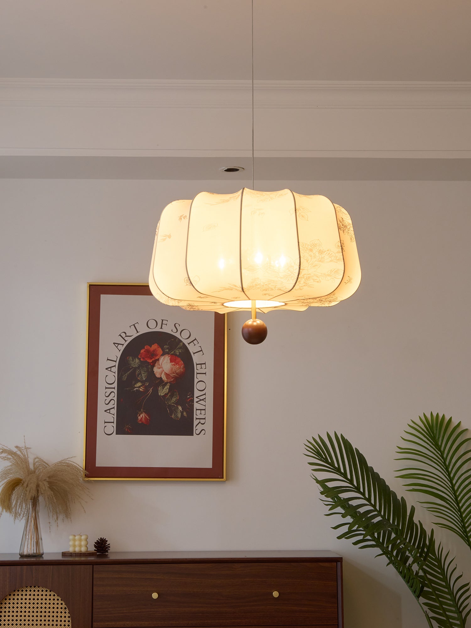 Valera Suspension en Bois et Tissu