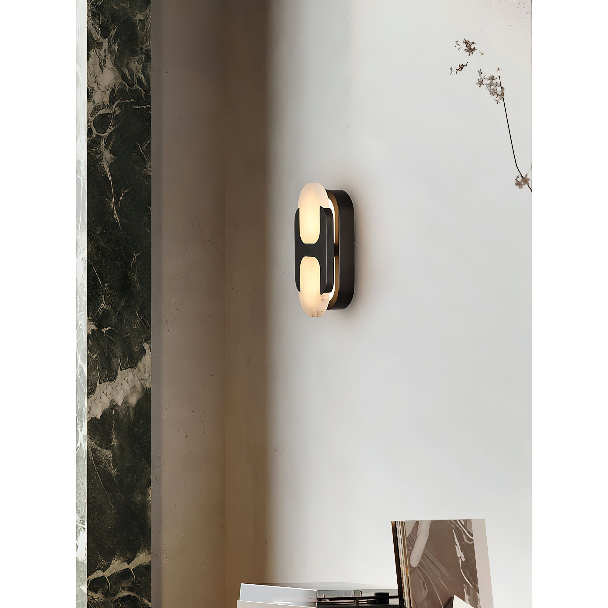 Lylaearis Applique Murale Moderne Minimaliste en Albâtre