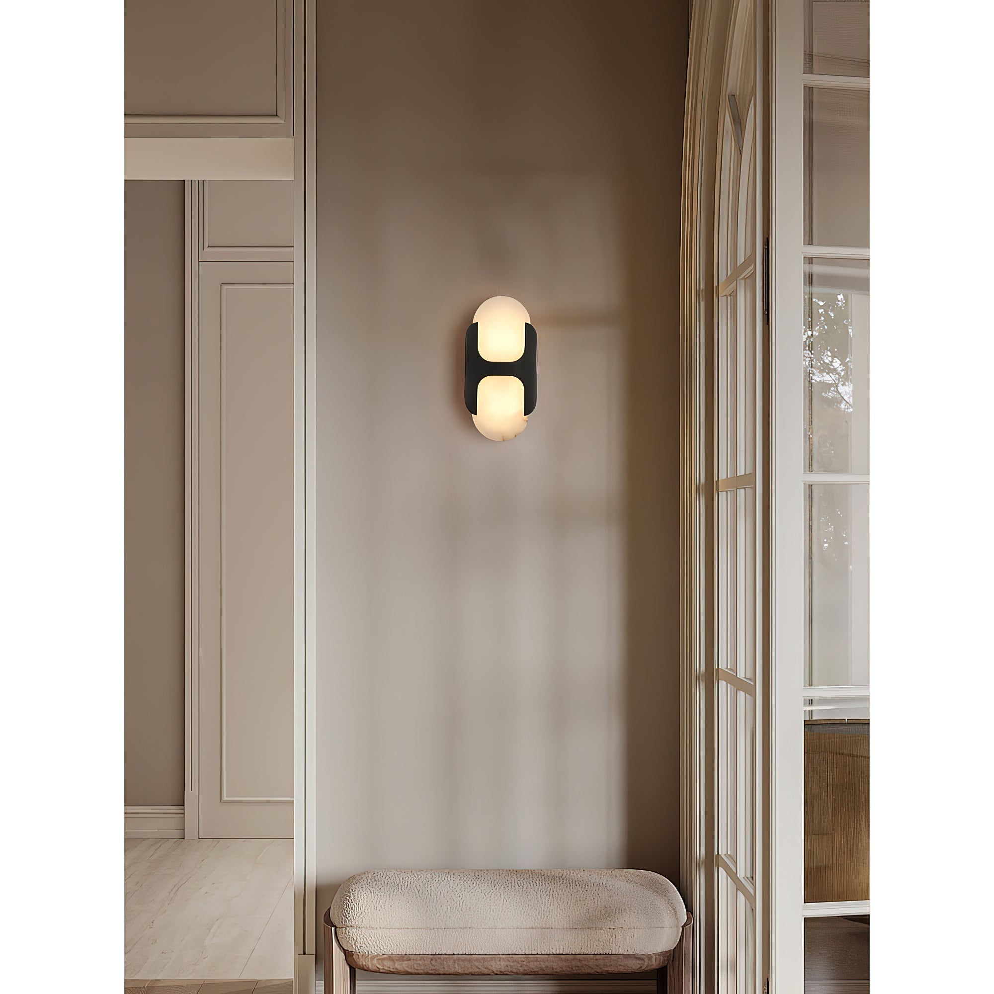 Lylaearis Applique Murale Moderne Minimaliste en Albâtre