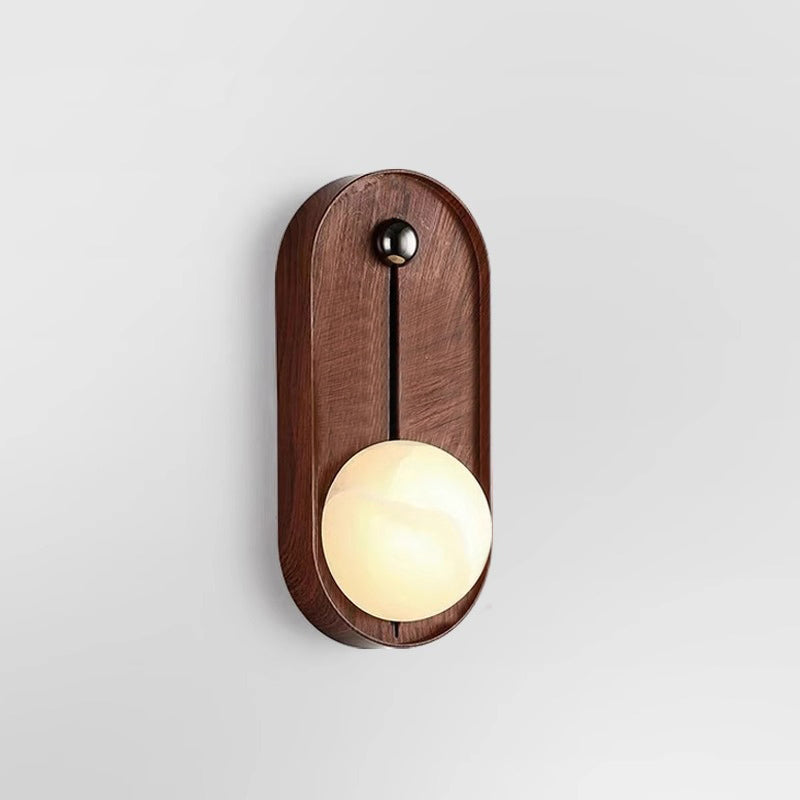 Evtala Applique Murale Moderne Minimaliste en Métal et Albâtre