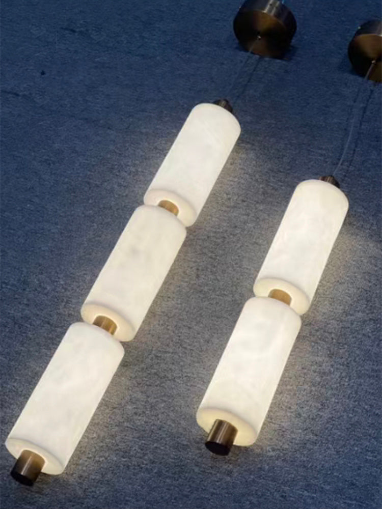 Zovarion Suspension Moderne Minimaliste en Albâtre