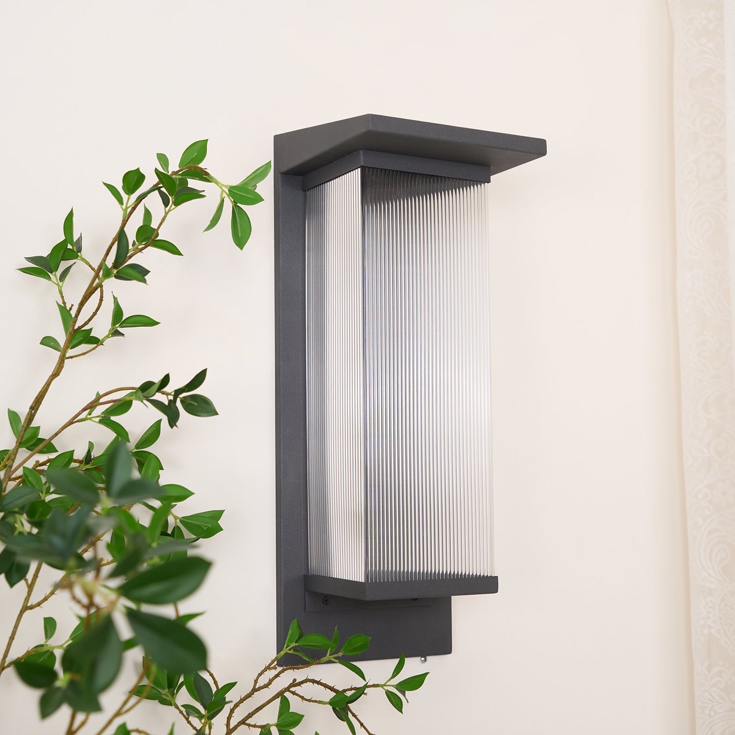 Solarise Lampe Murale Contemporaine en Acier