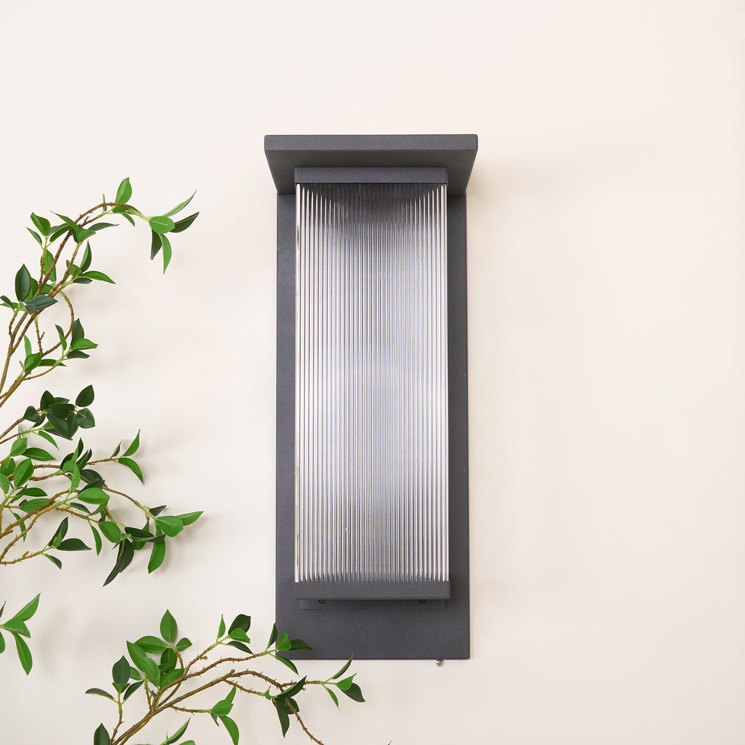 Solarise Lampe Murale Contemporaine en Acier