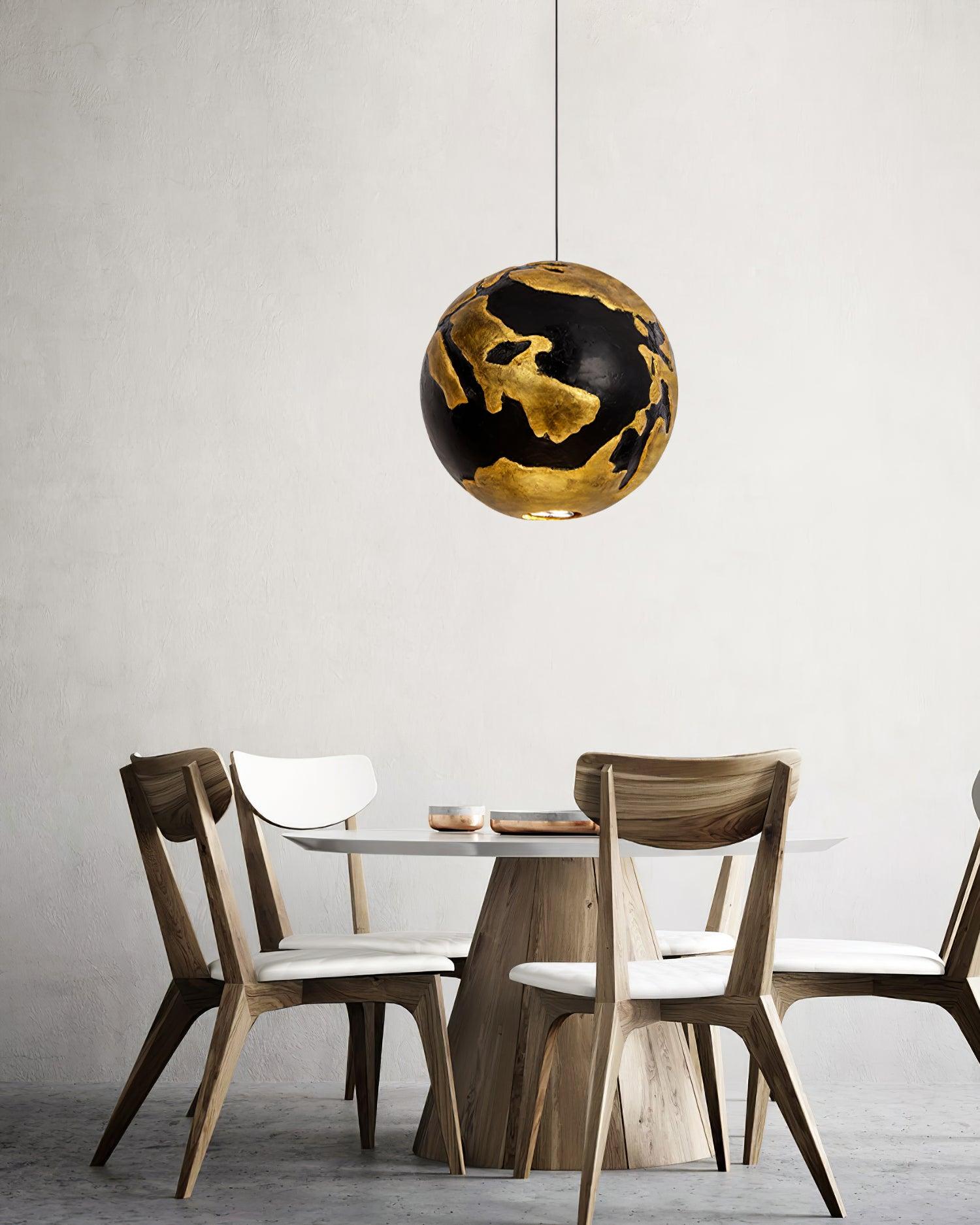 Alzorila Lampe Suspendue Art Nordique Moderne en Composite