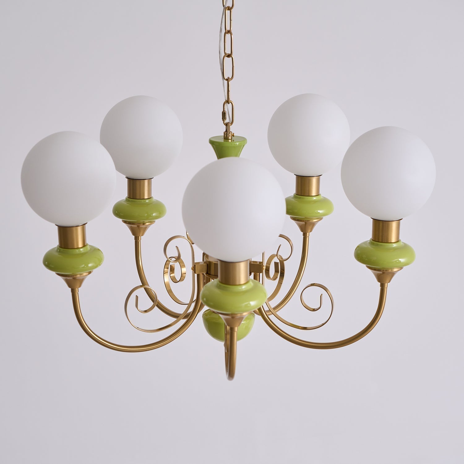 Evsolia Lustre en Verre Onyx Nordique Haut de Gamme