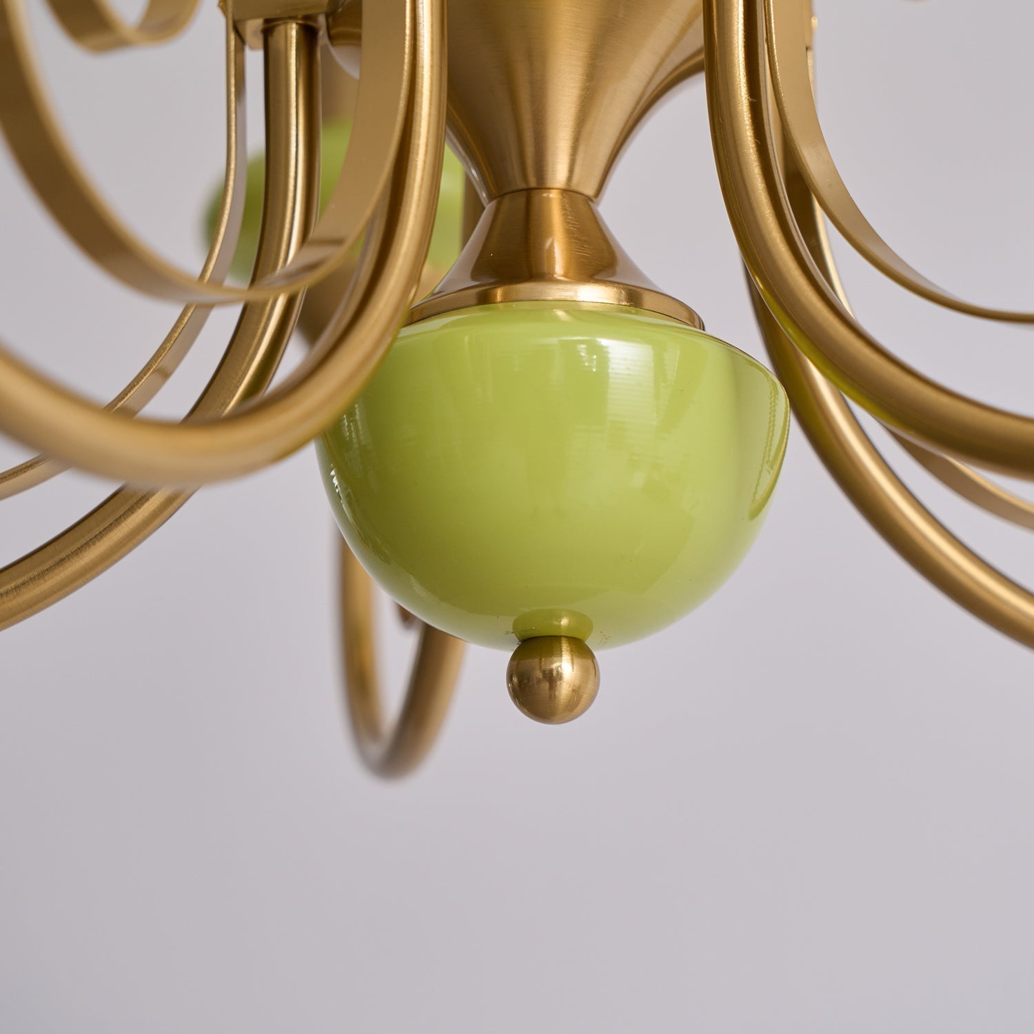 Evsolia Lustre en Verre Onyx Nordique Haut de Gamme