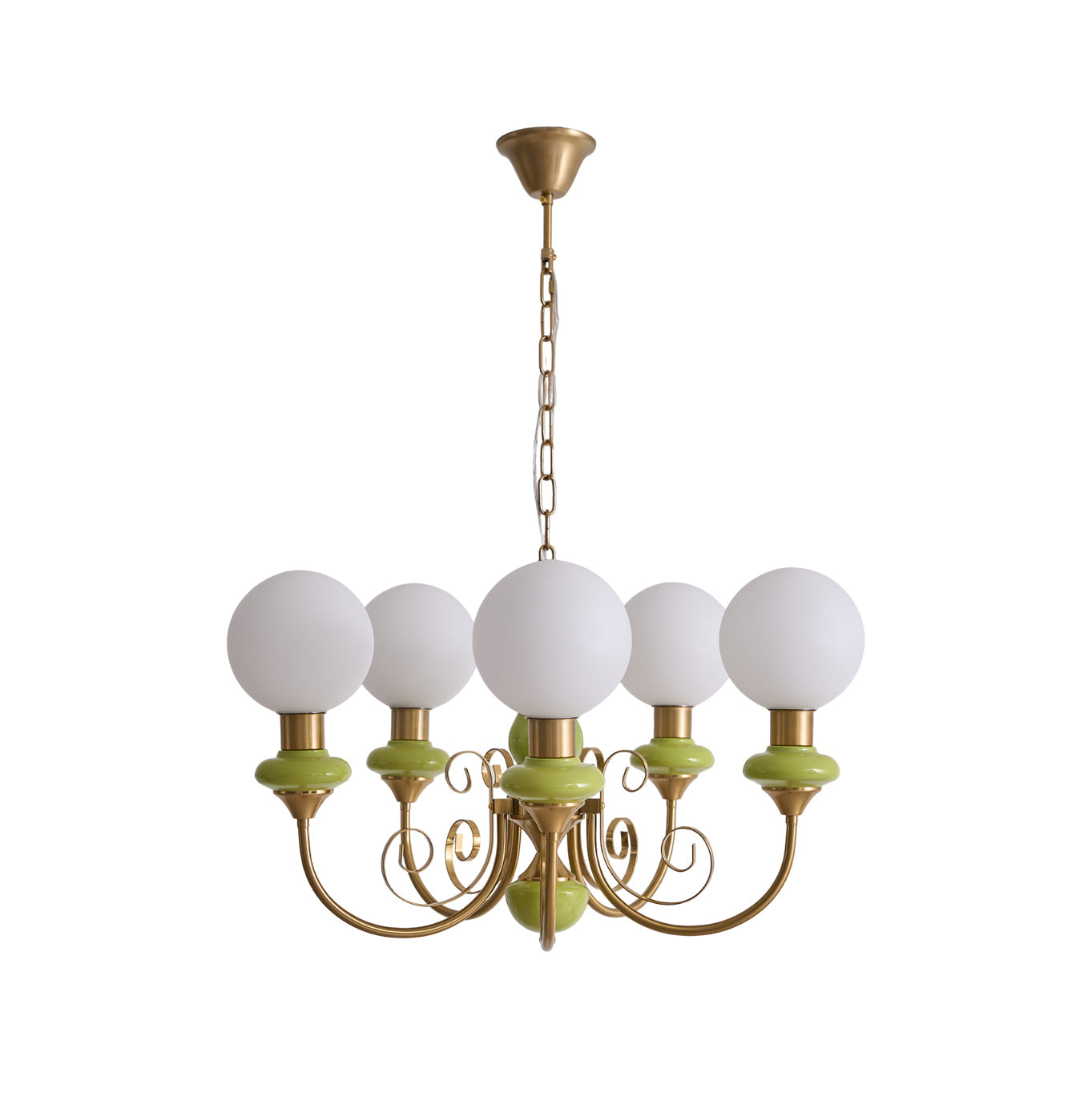 Evsolia Lustre en Verre Onyx Nordique Haut de Gamme