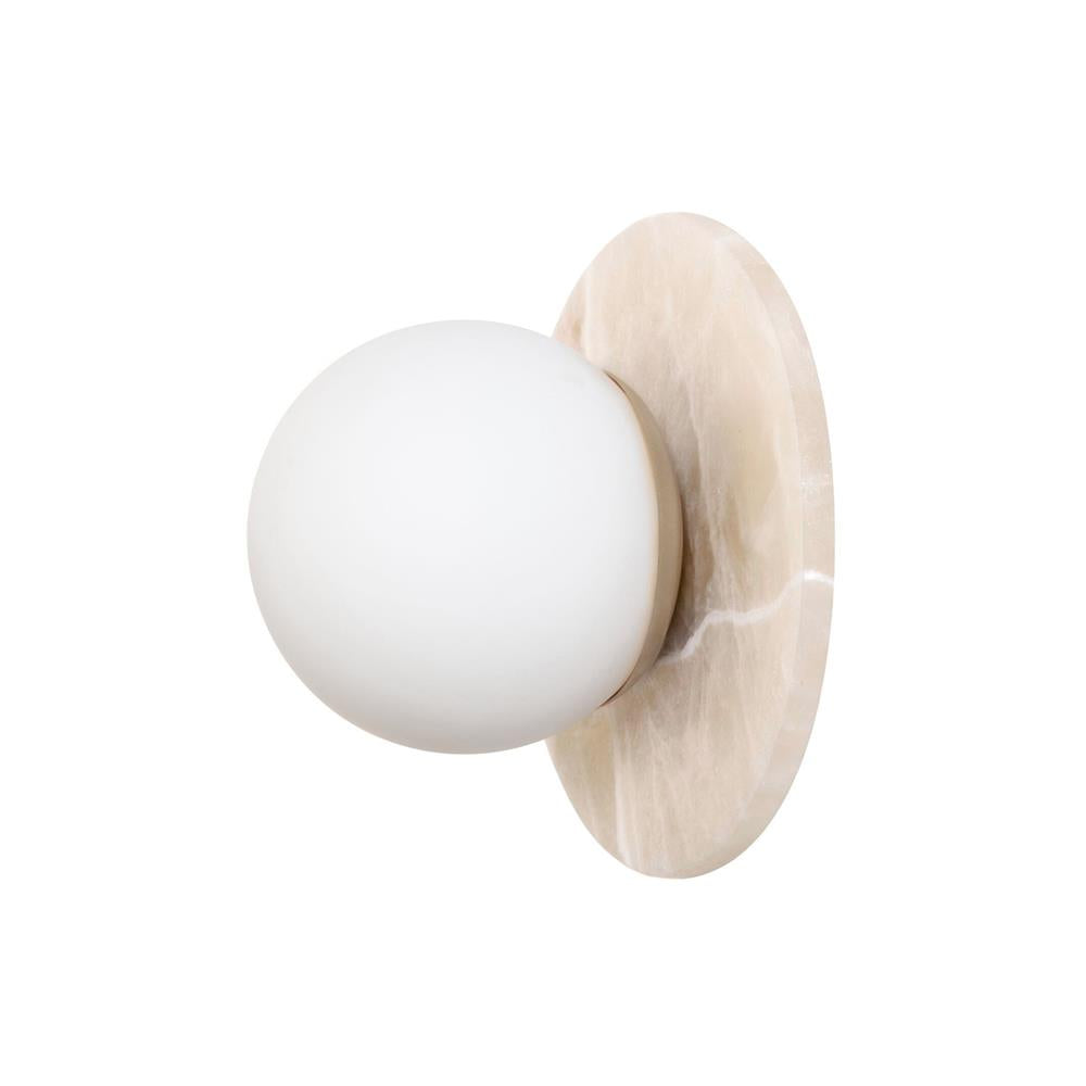 Ovyna Applique Murale Moderne Minimaliste en Verre et Onyx