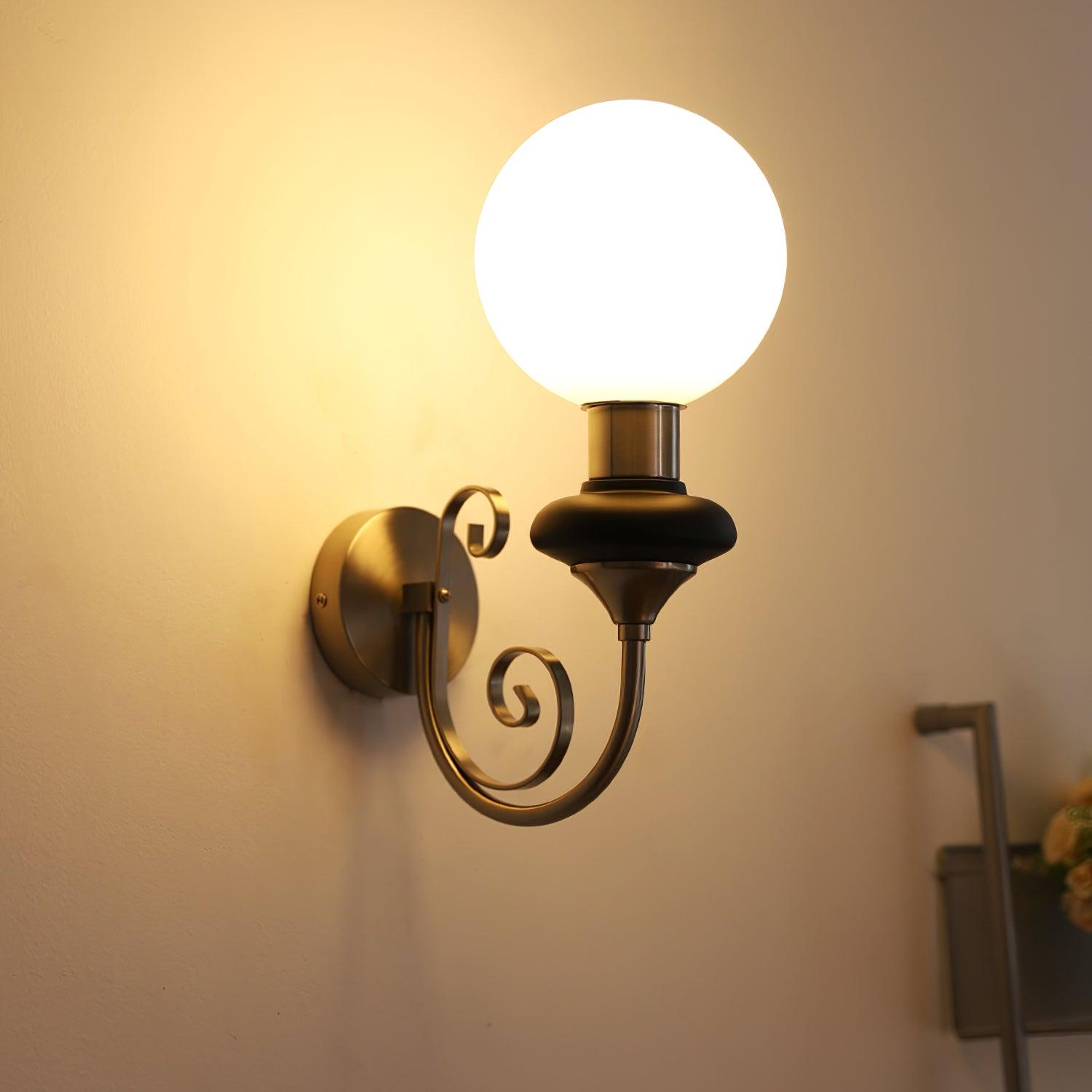 Velin Lustra Applique Murale Laiton