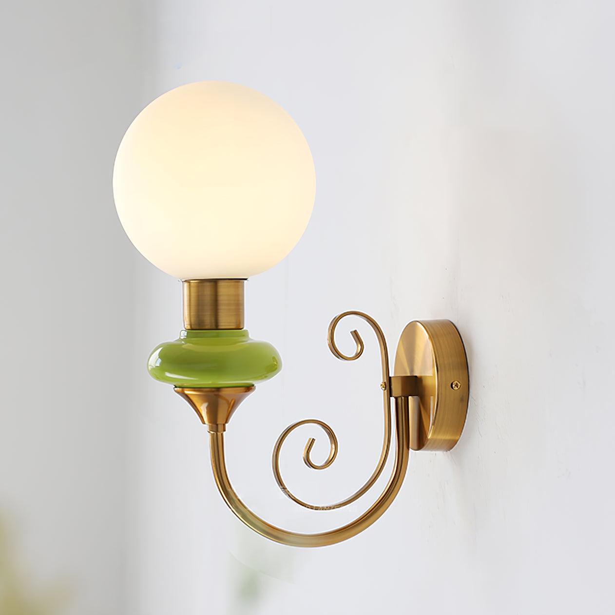 Velin Lustra Applique Murale Laiton
