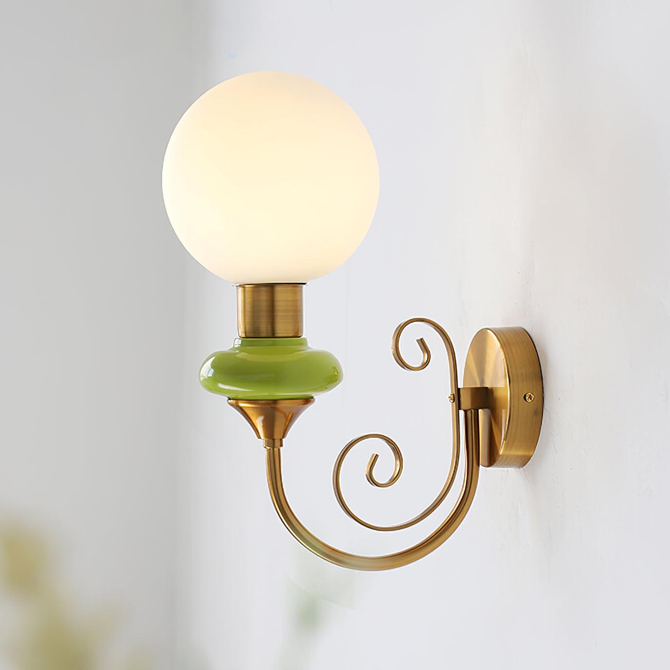 Velin Lustra Applique Murale Laiton