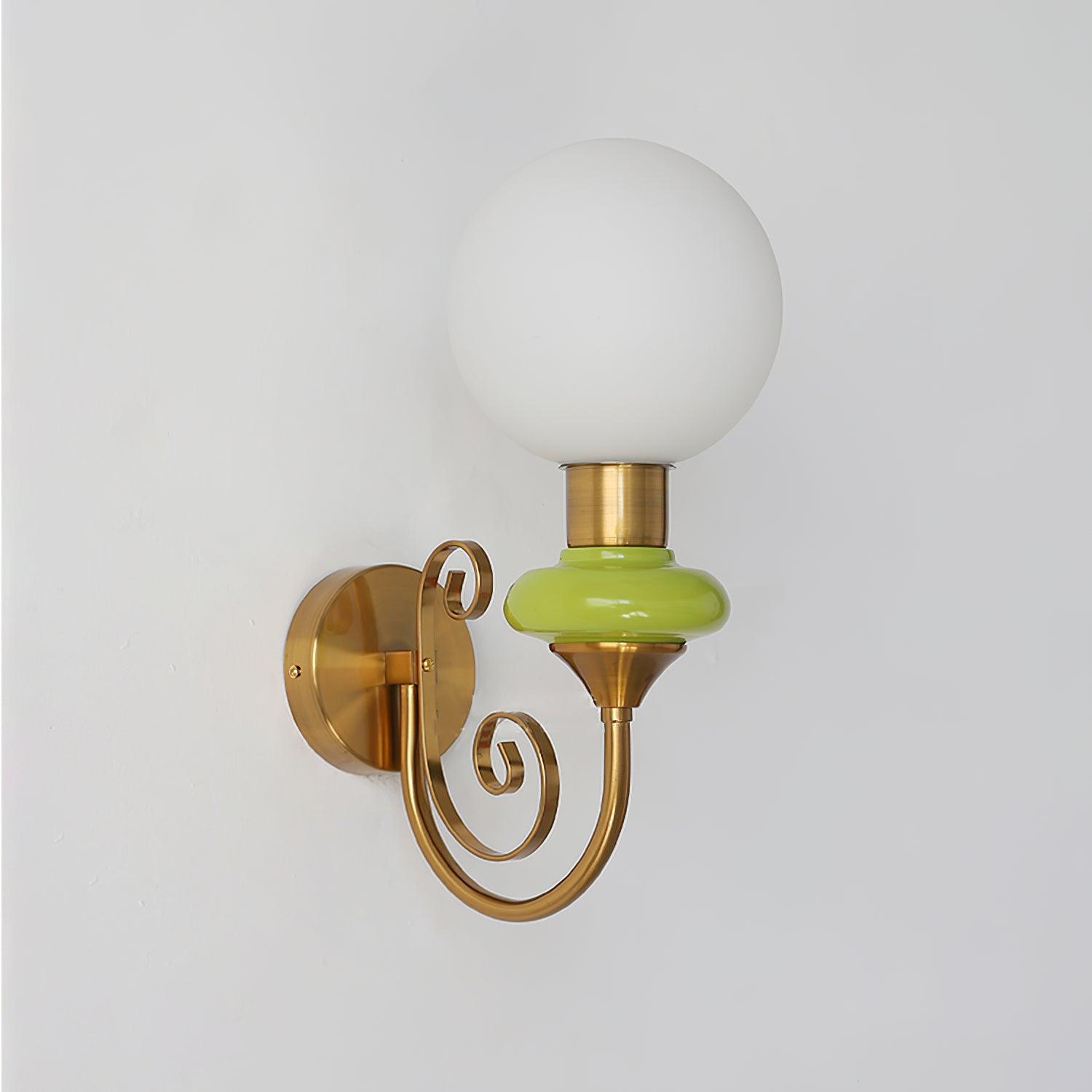 Velin Lustra Applique Murale Laiton