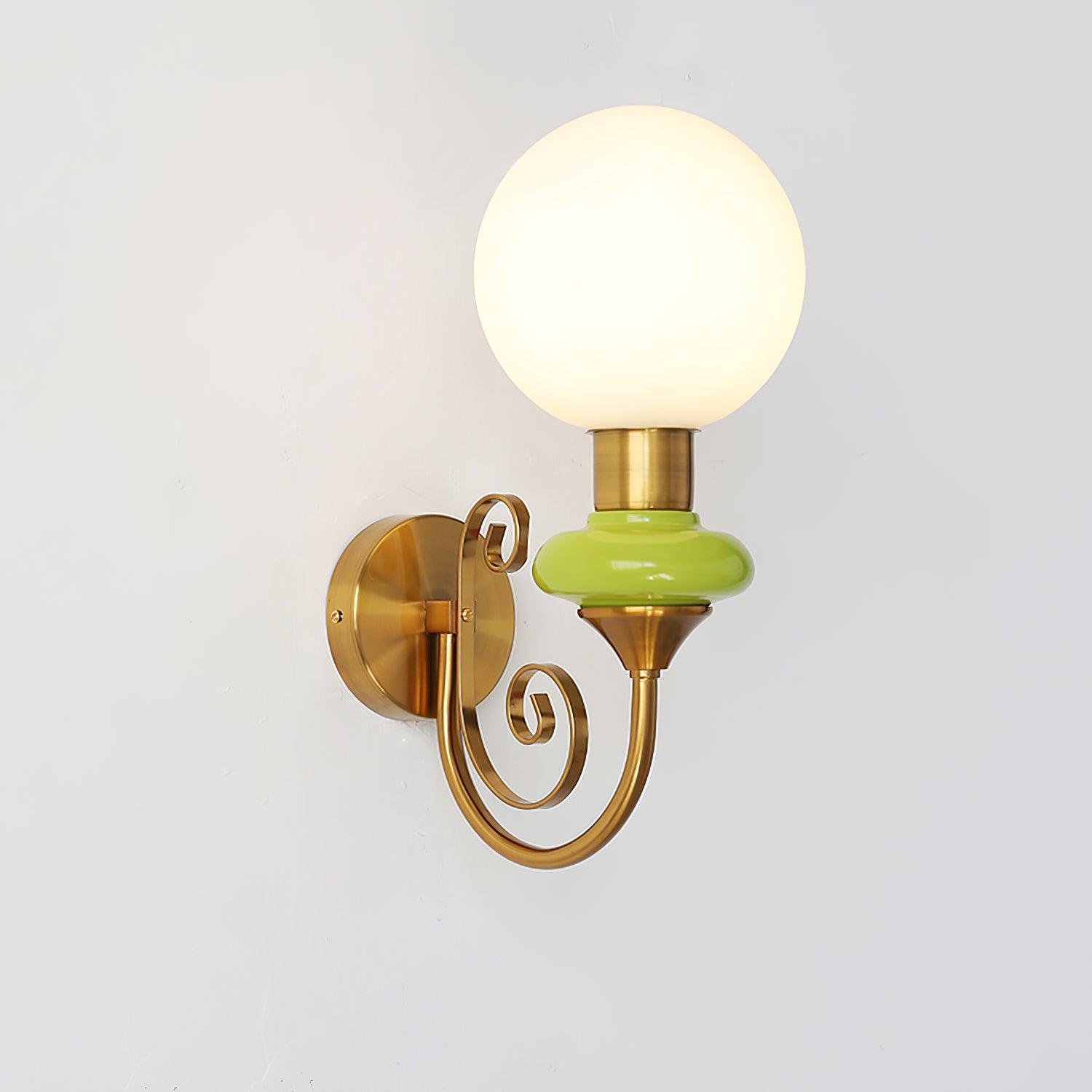 Velin Lustra Applique Murale Laiton