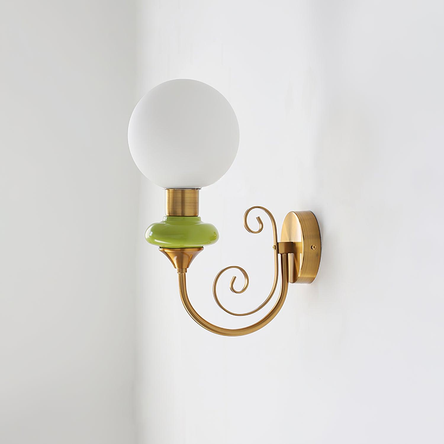 Velin Lustra Applique Murale Laiton