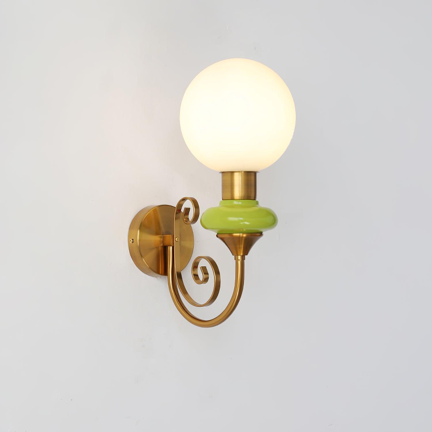 Velin Lustra Applique Murale Laiton