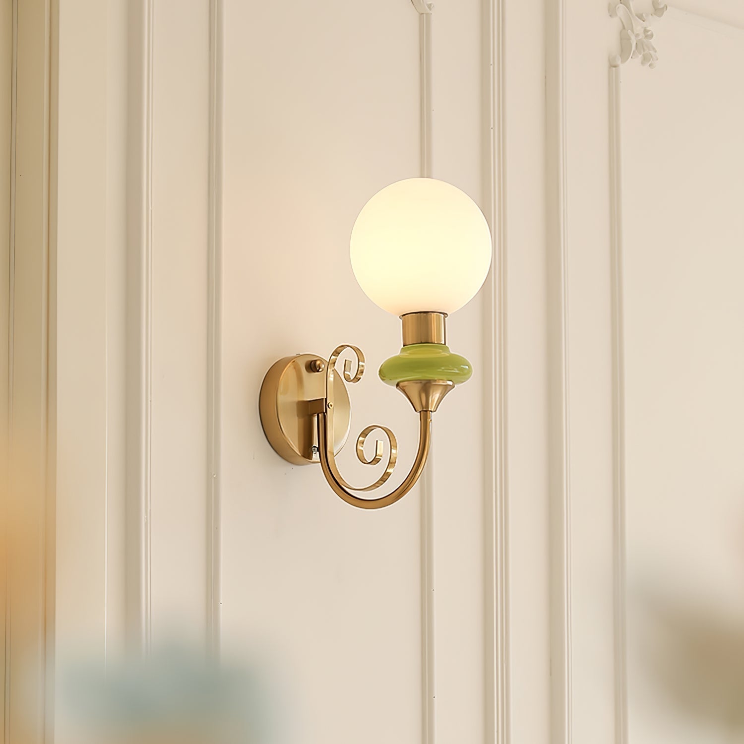 Quirk Applique Murale en Verre Art Nordique Premium