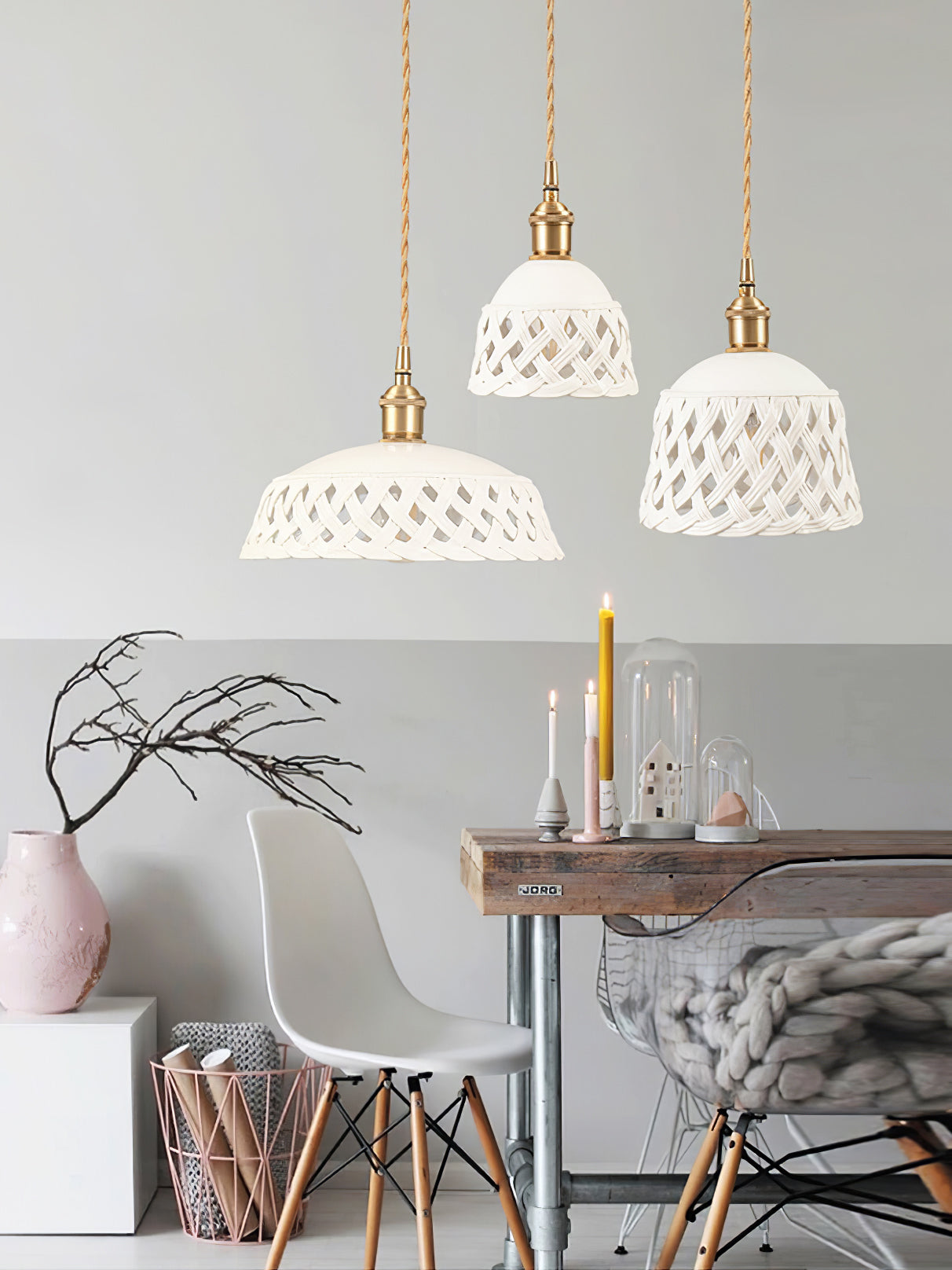 Orlenis Céramique Douillet Pendentif Lampe
