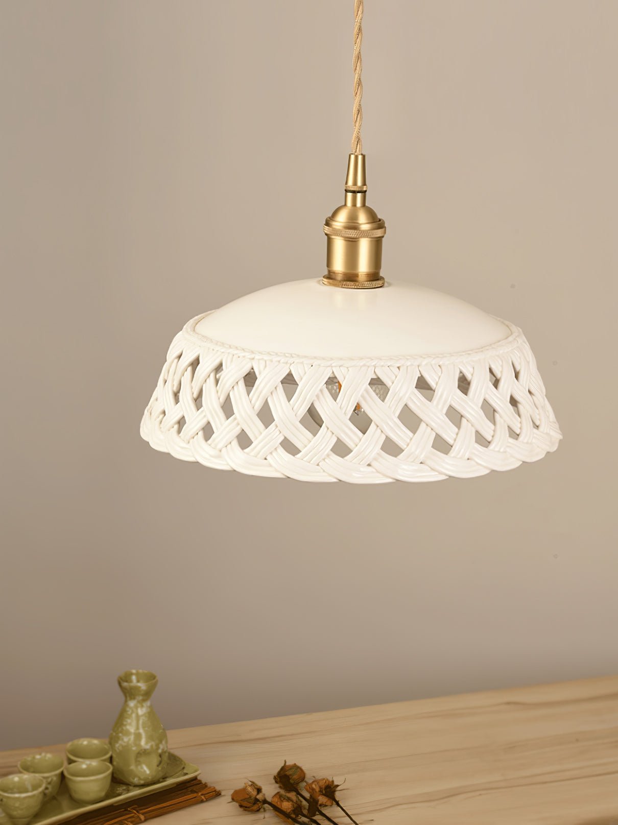 Orlenis Céramique Douillet Pendentif Lampe