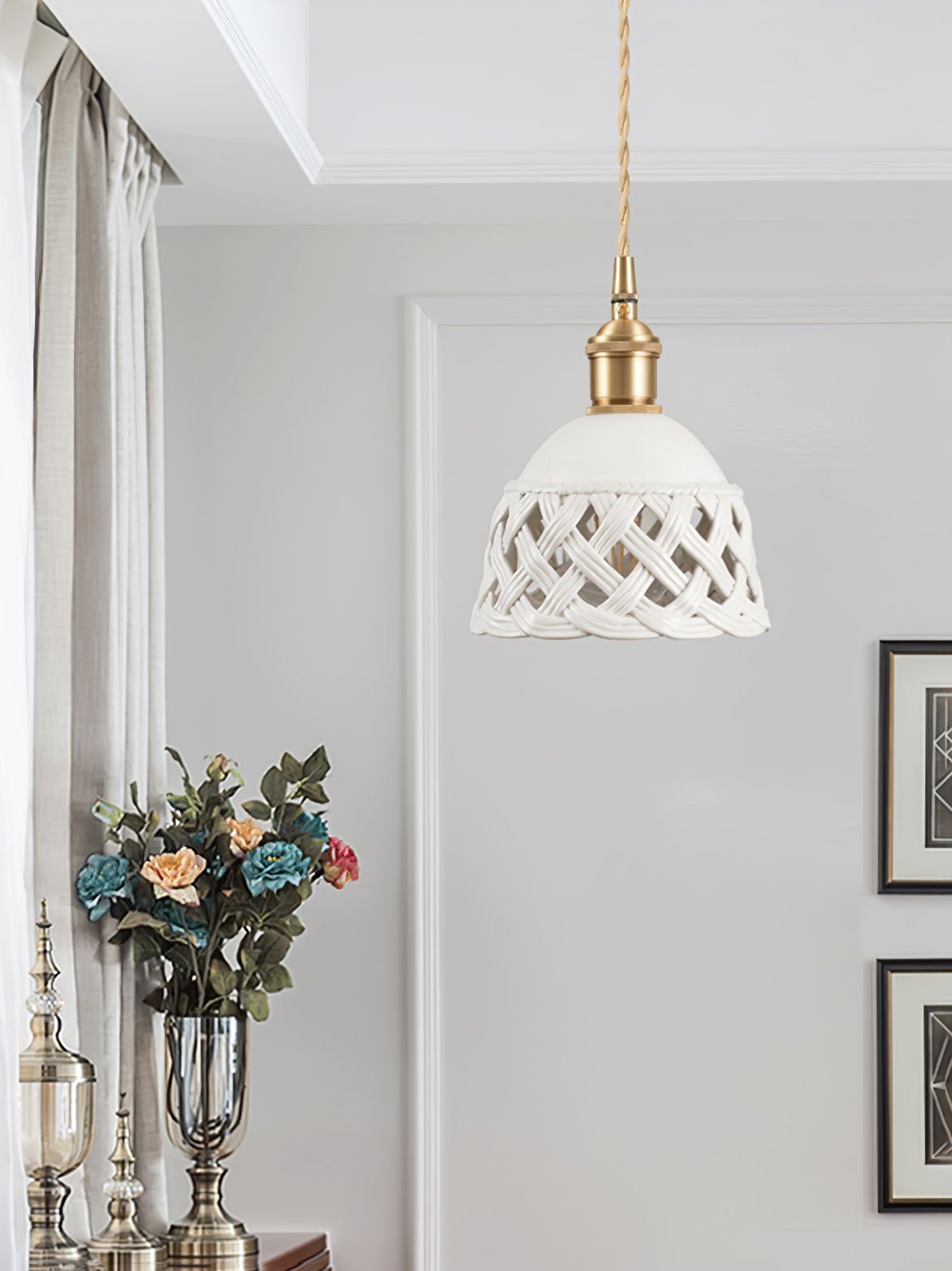 Orlenis Céramique Douillet Pendentif Lampe