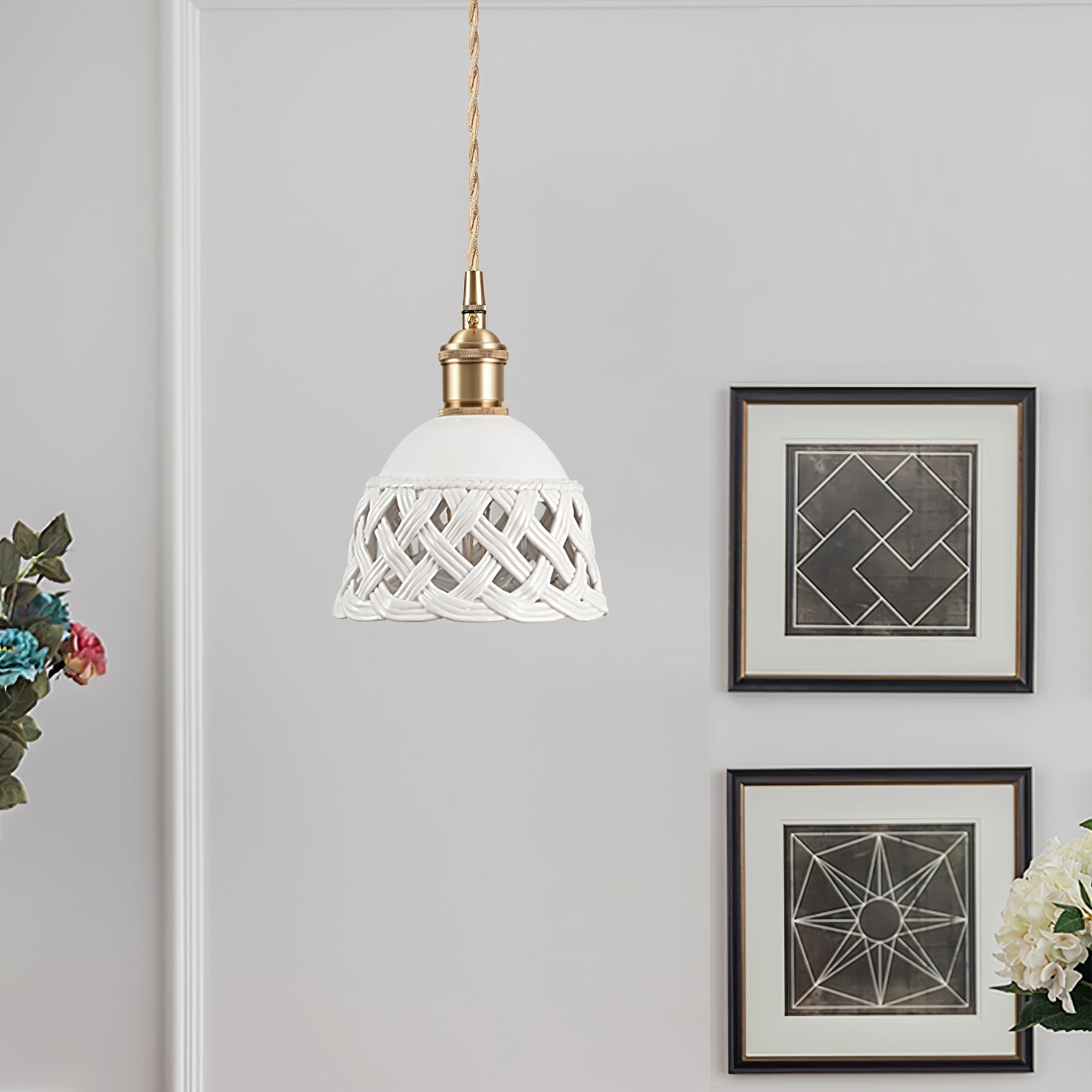 Orlenis Céramique Douillet Pendentif Lampe
