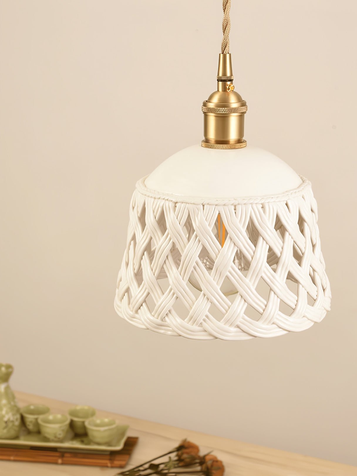 Orlenis Céramique Douillet Pendentif Lampe