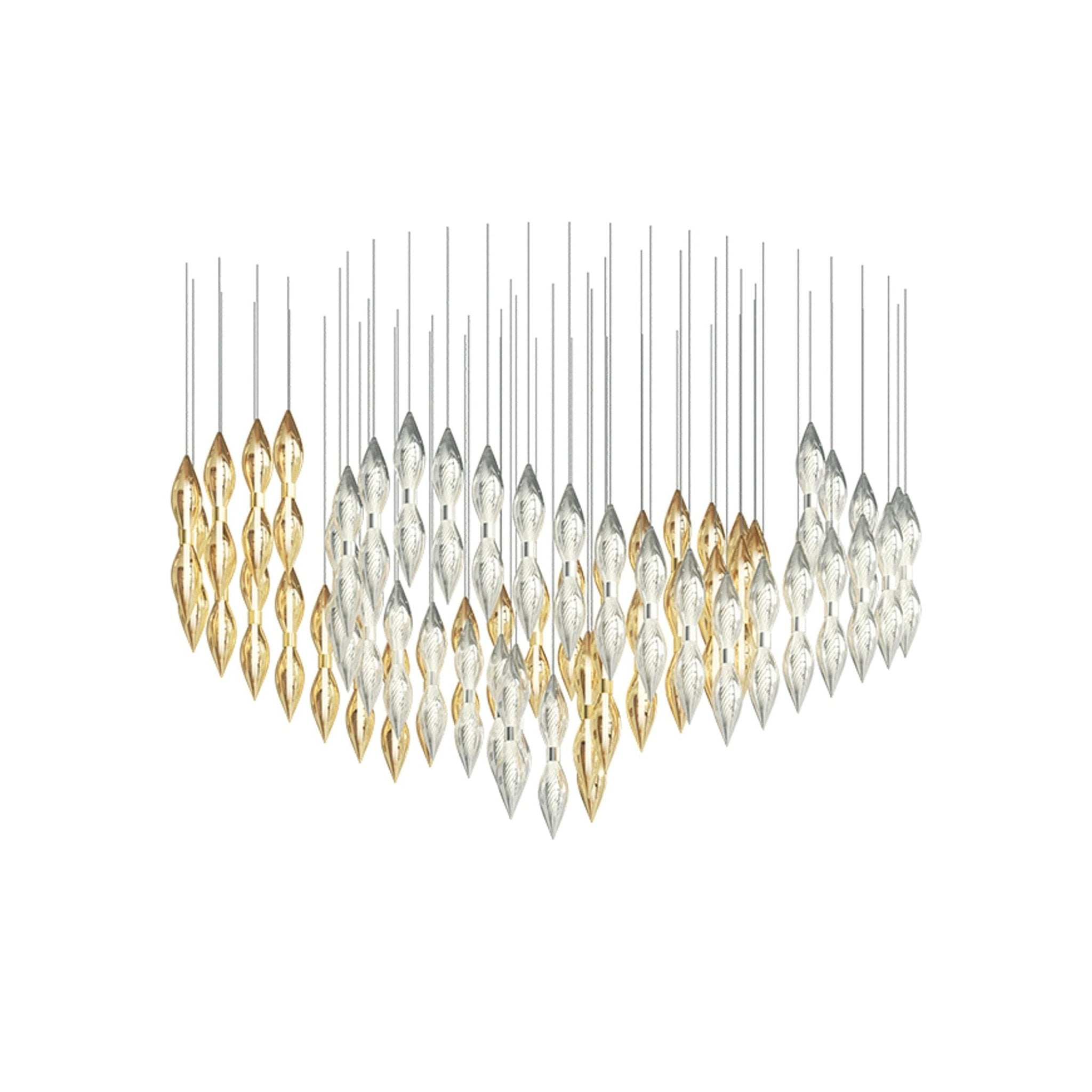Oloren Lustre Cristal Prismatique Luxe