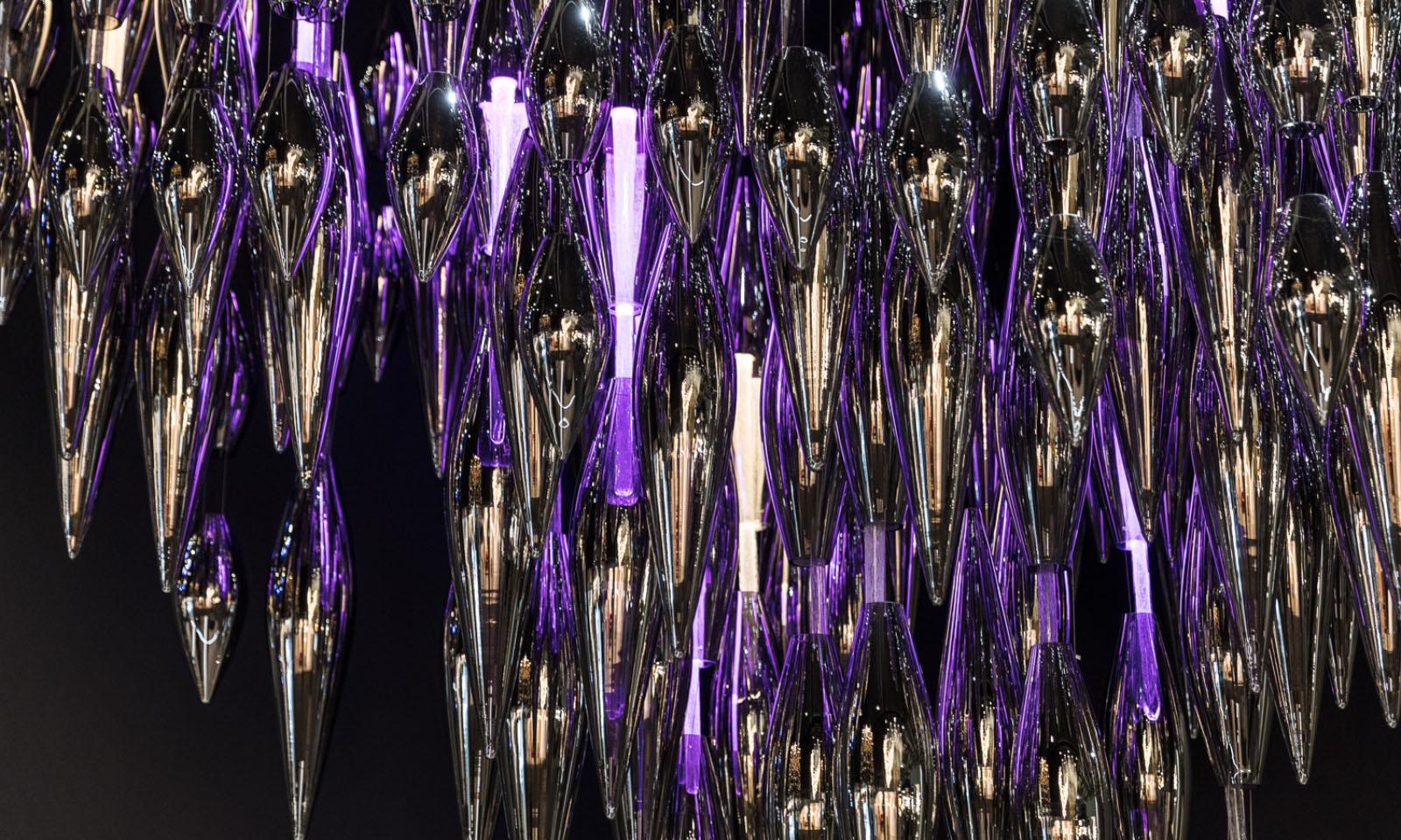 Oloren Lustre Cristal Prismatique Luxe