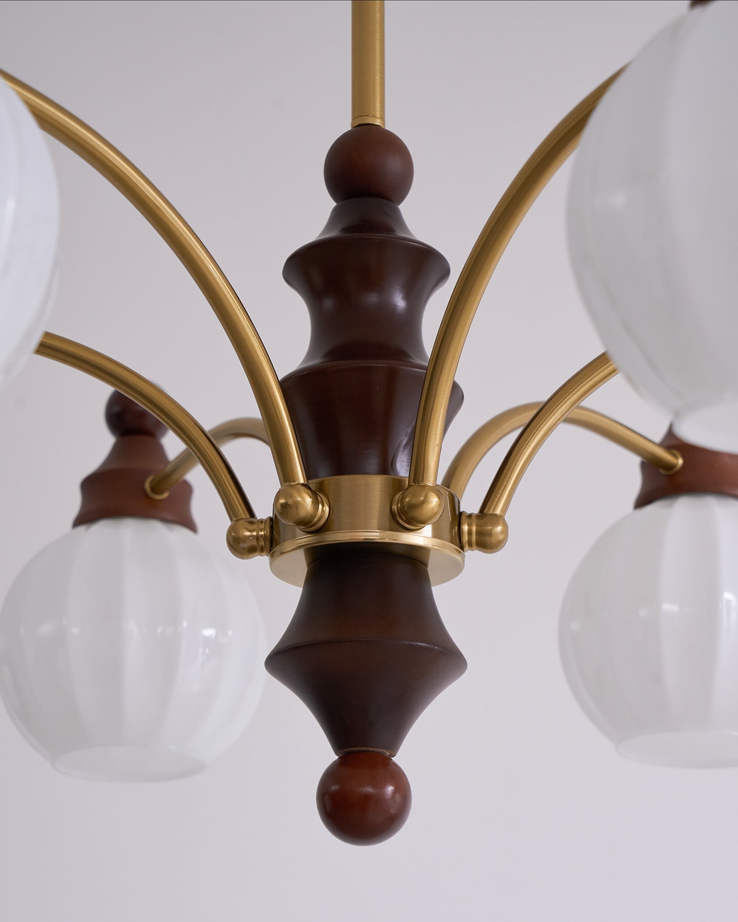 Lustra Lustre Blossom avec Abat-jours en Verre
