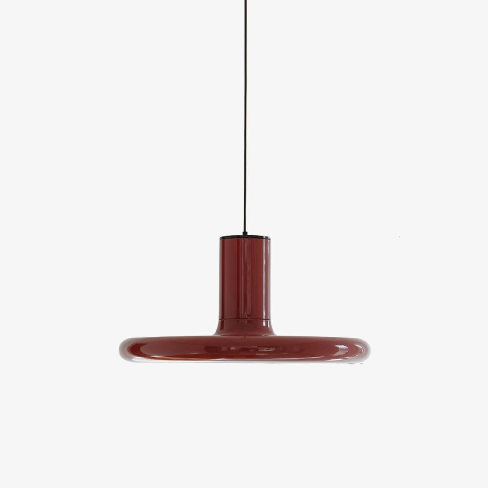 Solara Lampe suspendue cylindrique en aluminium à disque industriel