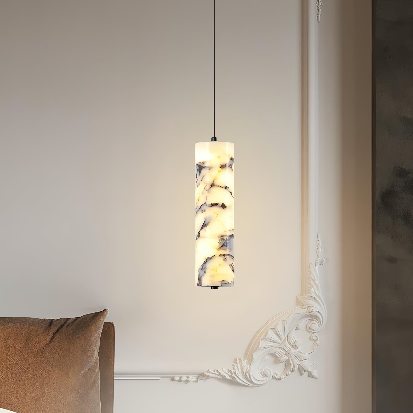 Sysilan Suspension Moderne Minimaliste en Marbre