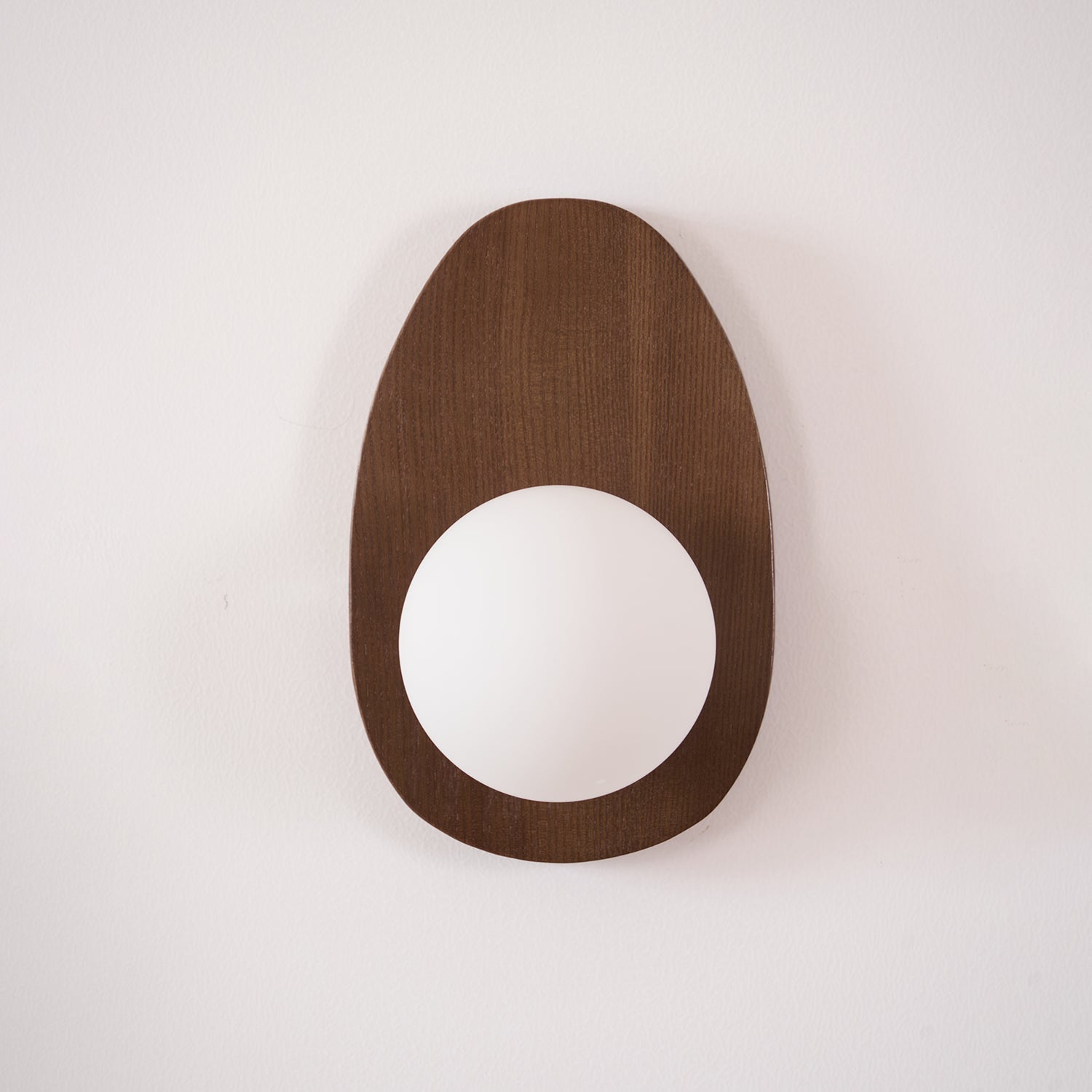 Ephael Applique Murale en Noyer Verre Premium