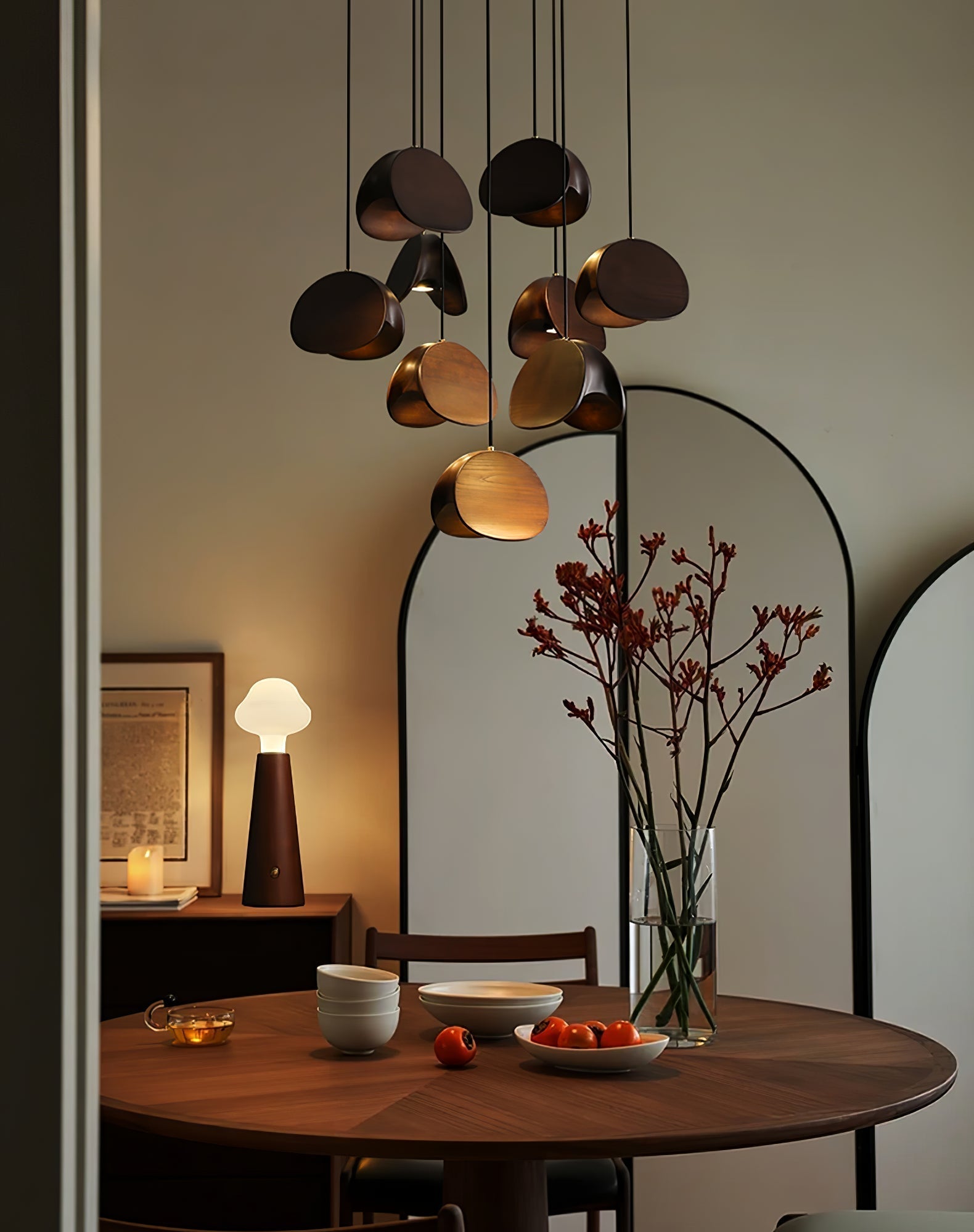 Tavro Suspension en Bois Minimaliste