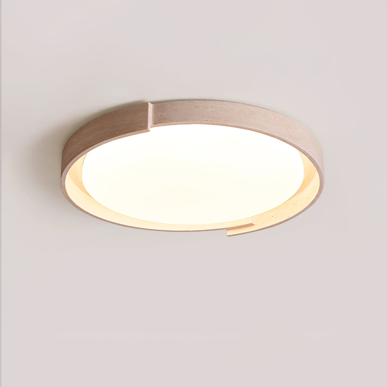 Zevinarae Lumière de Plafond Industrielle en Travertin