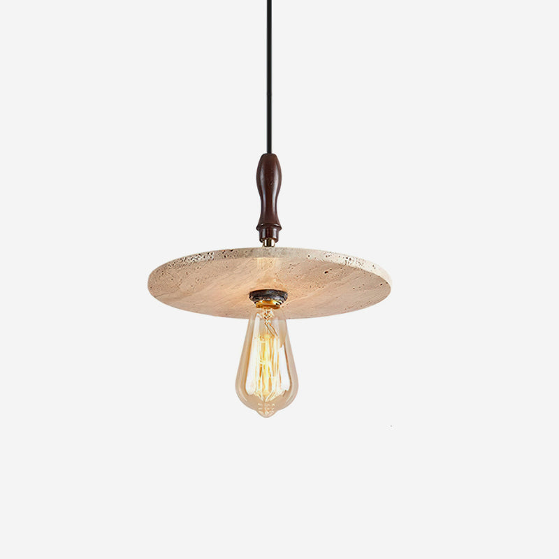 Ritta Suspension Orbit Moderne en Travertin