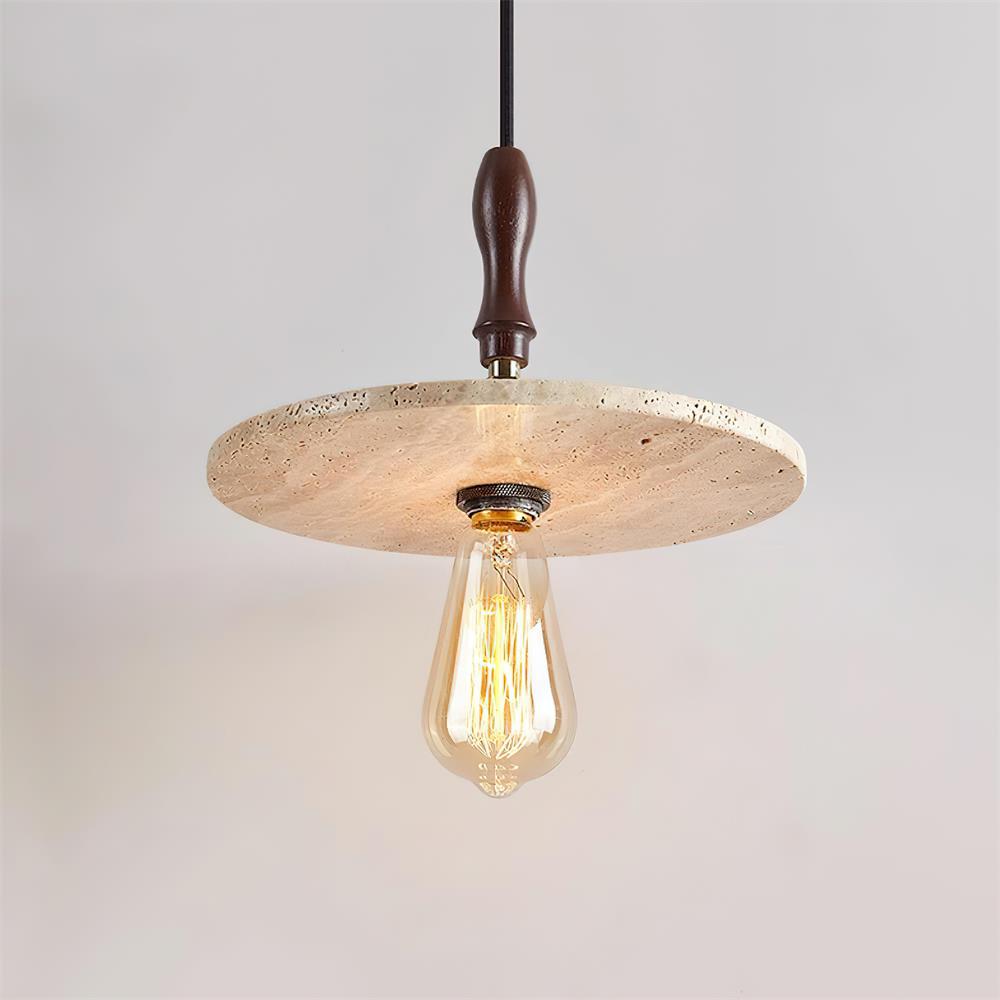 Ritta Suspension Orbit Moderne en Travertin