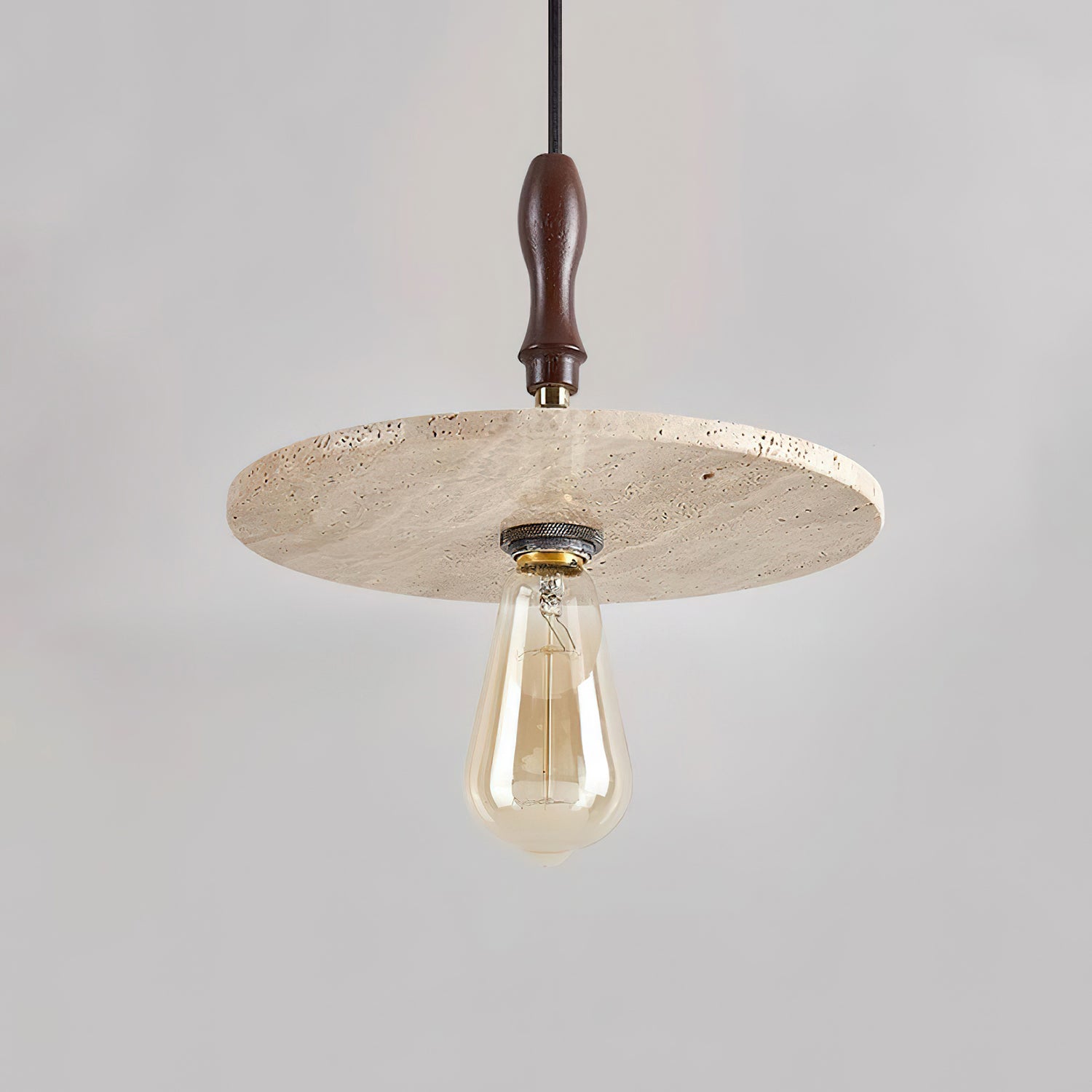 Ritta Suspension Orbit Moderne en Travertin