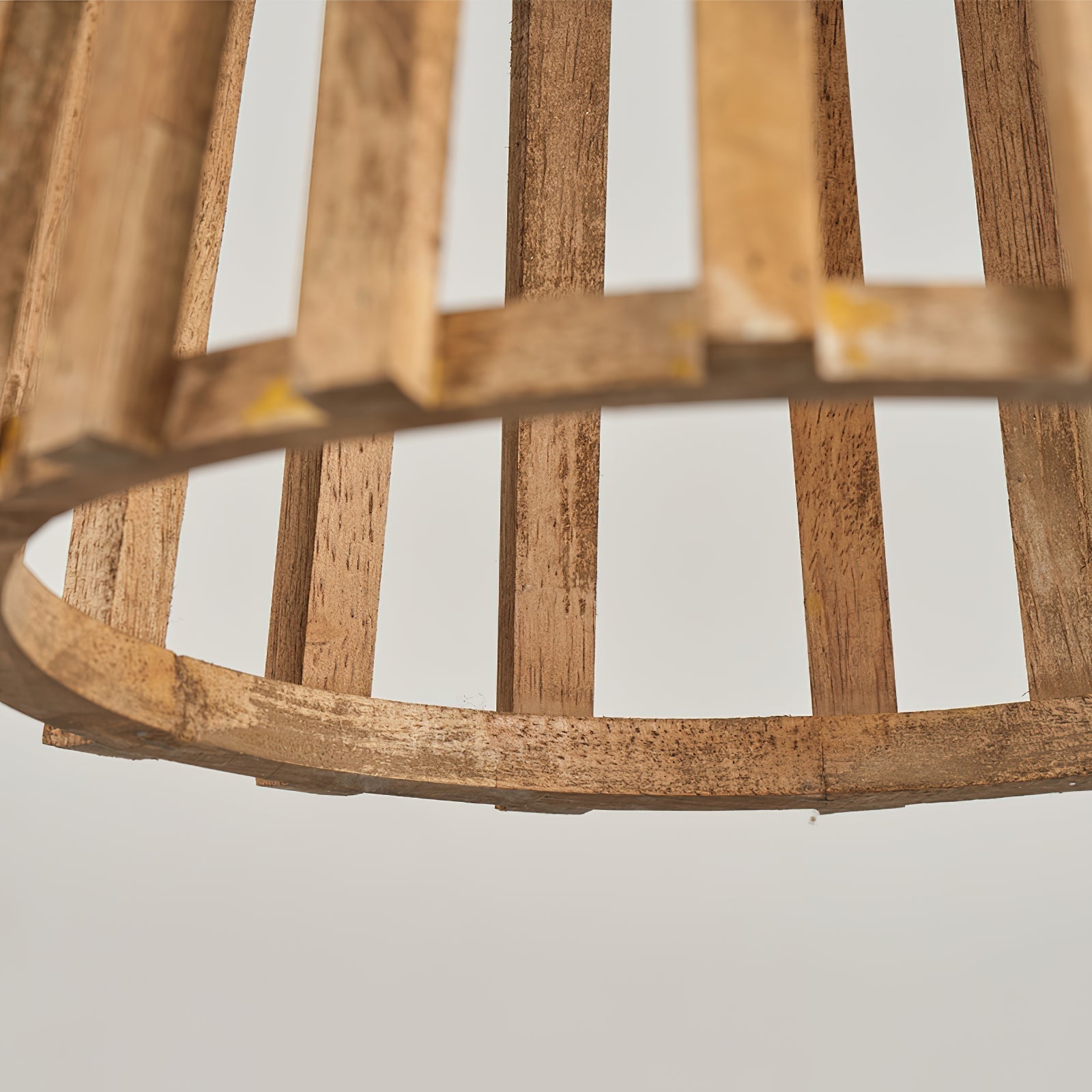 Avsolel Suspension Moderne Minimaliste en Bois et Métal