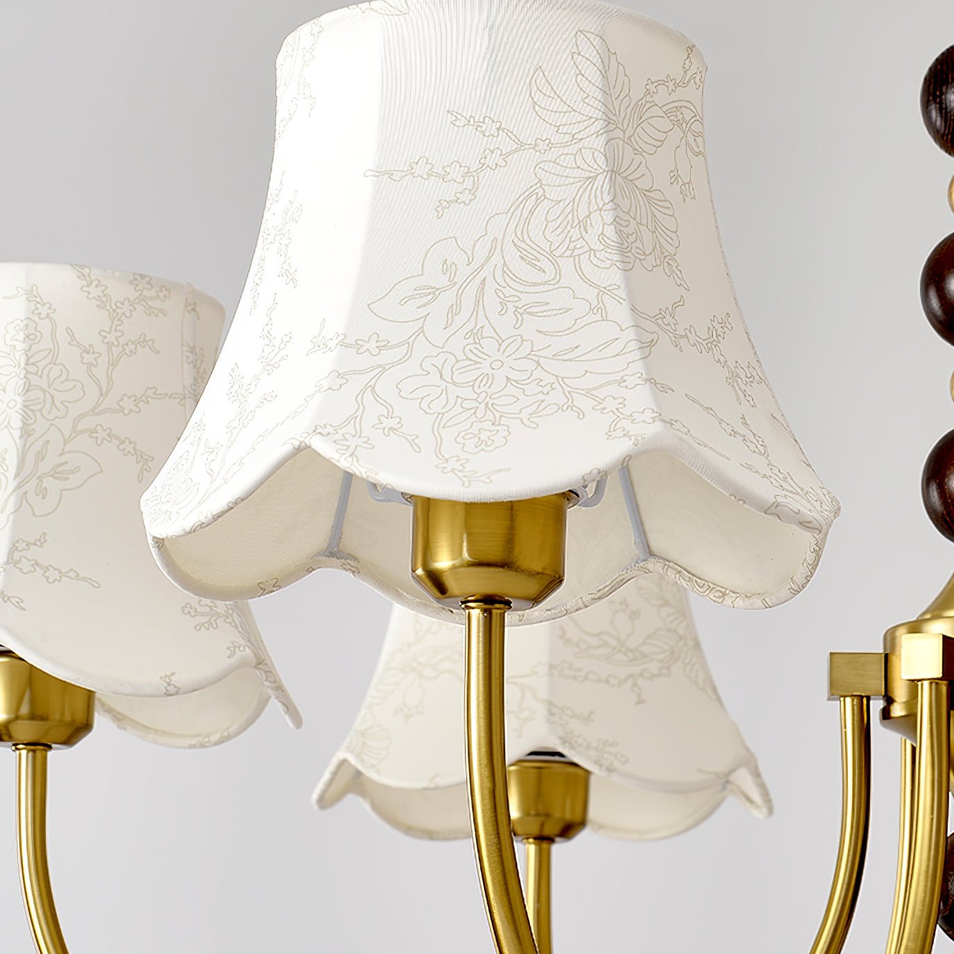 Orchid Lustre en tissu doré